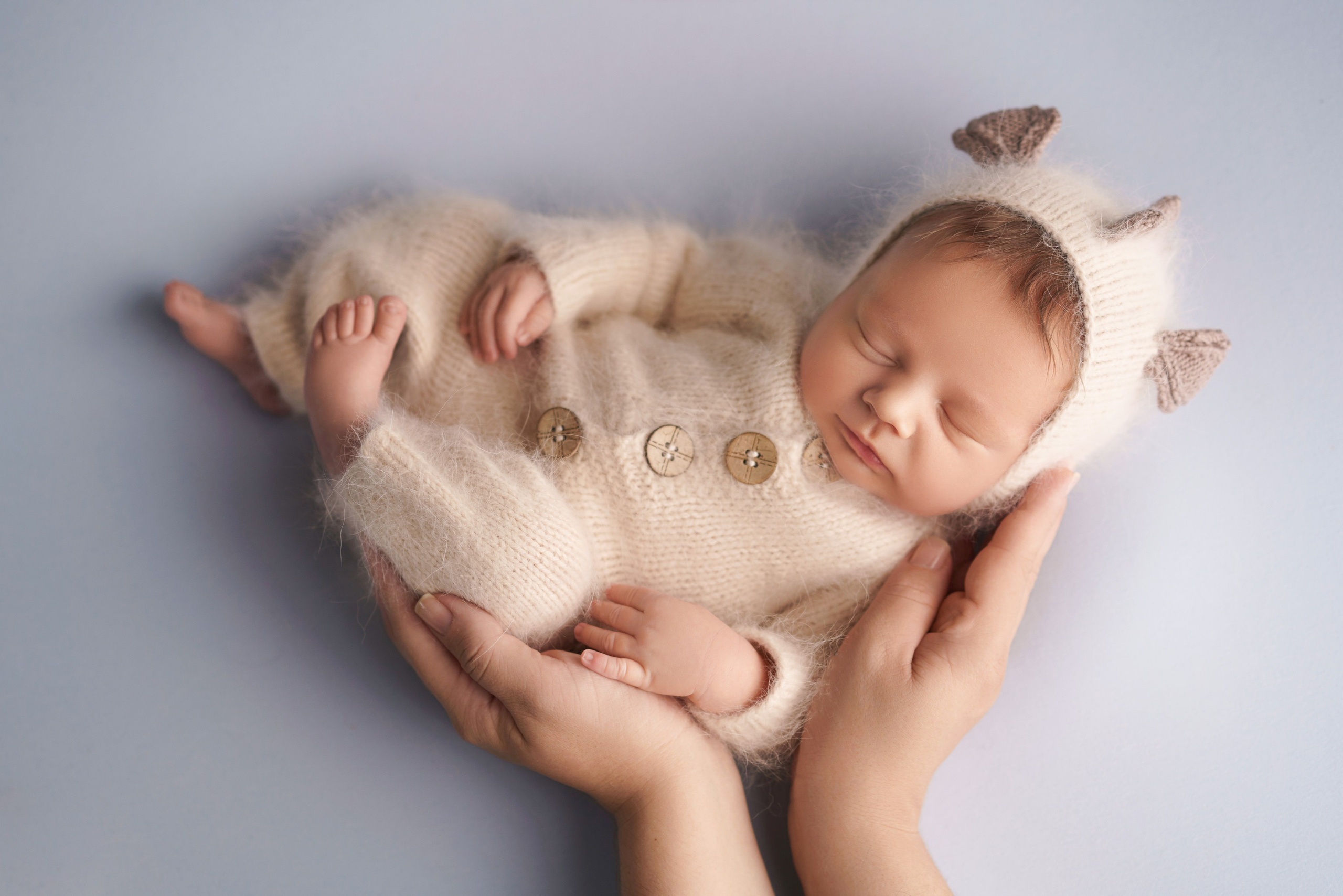 Профессиональная фотосессия новорожденного в Сокольниках