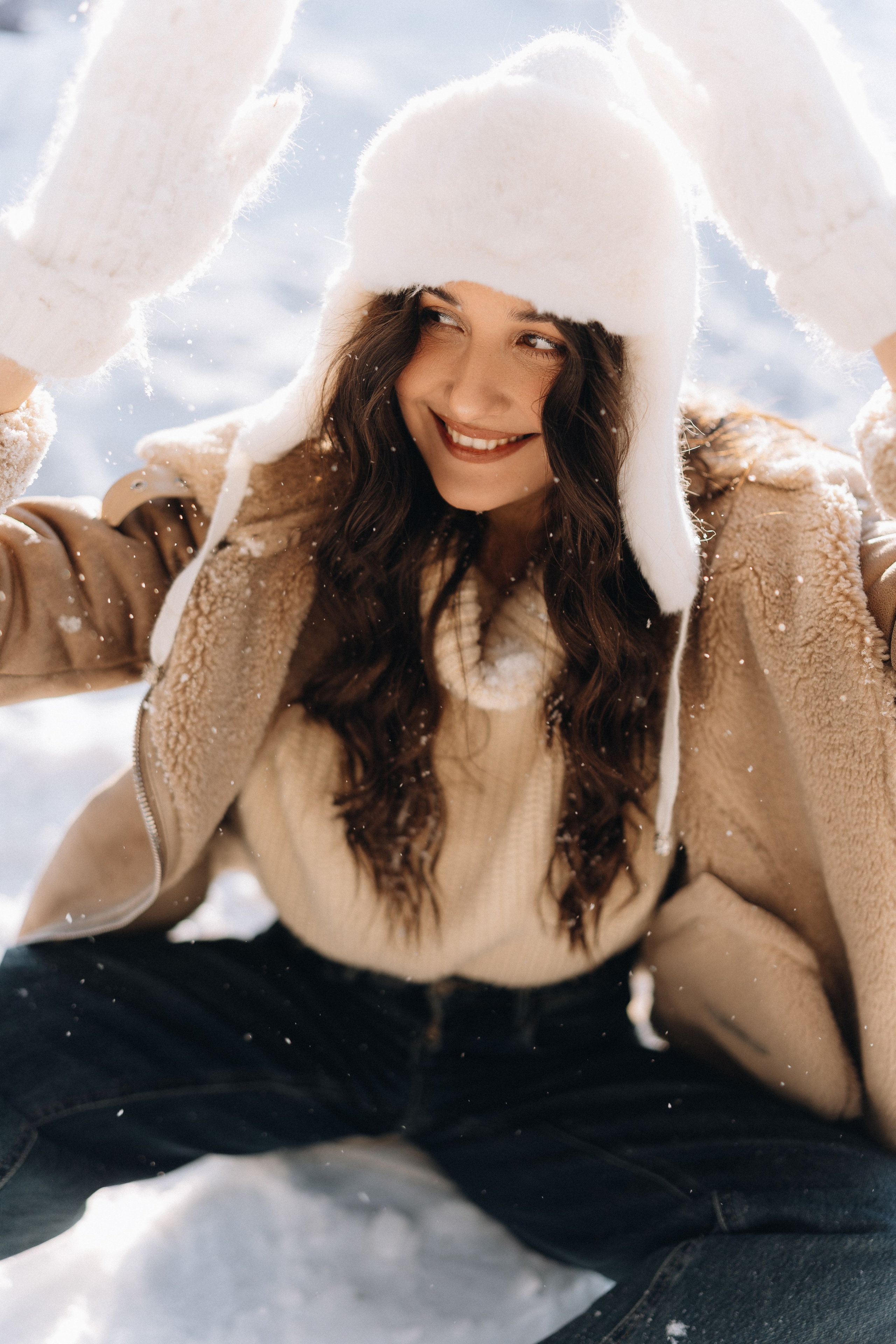 Валентина | Снежная прогулка. Портретный свадебный фотограф Крым | Евгения Щитенко