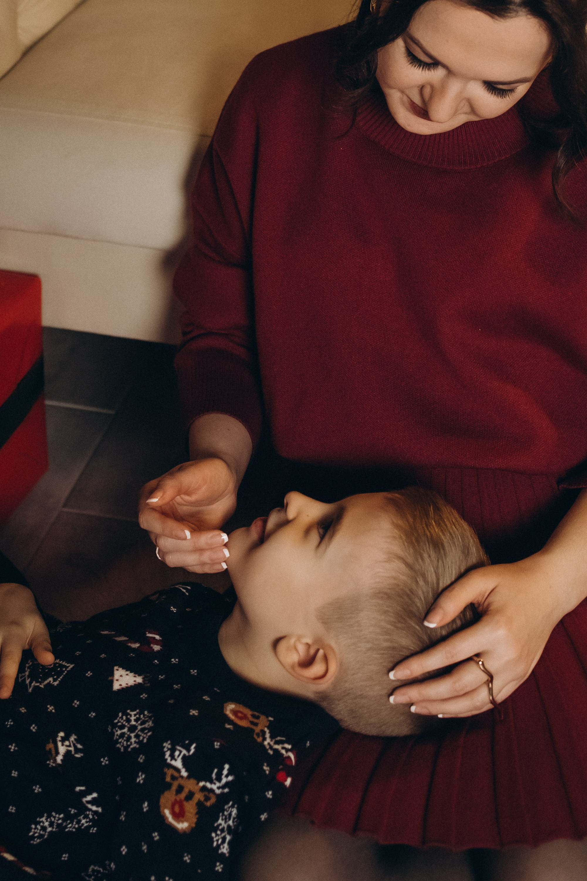 Новогодняя семейная студийная фотосъемка (29.12.2024)г.Обнинск (Калужская обл.). Надежда Стар семейный и церковный фотограф в Жукове и Калужской области