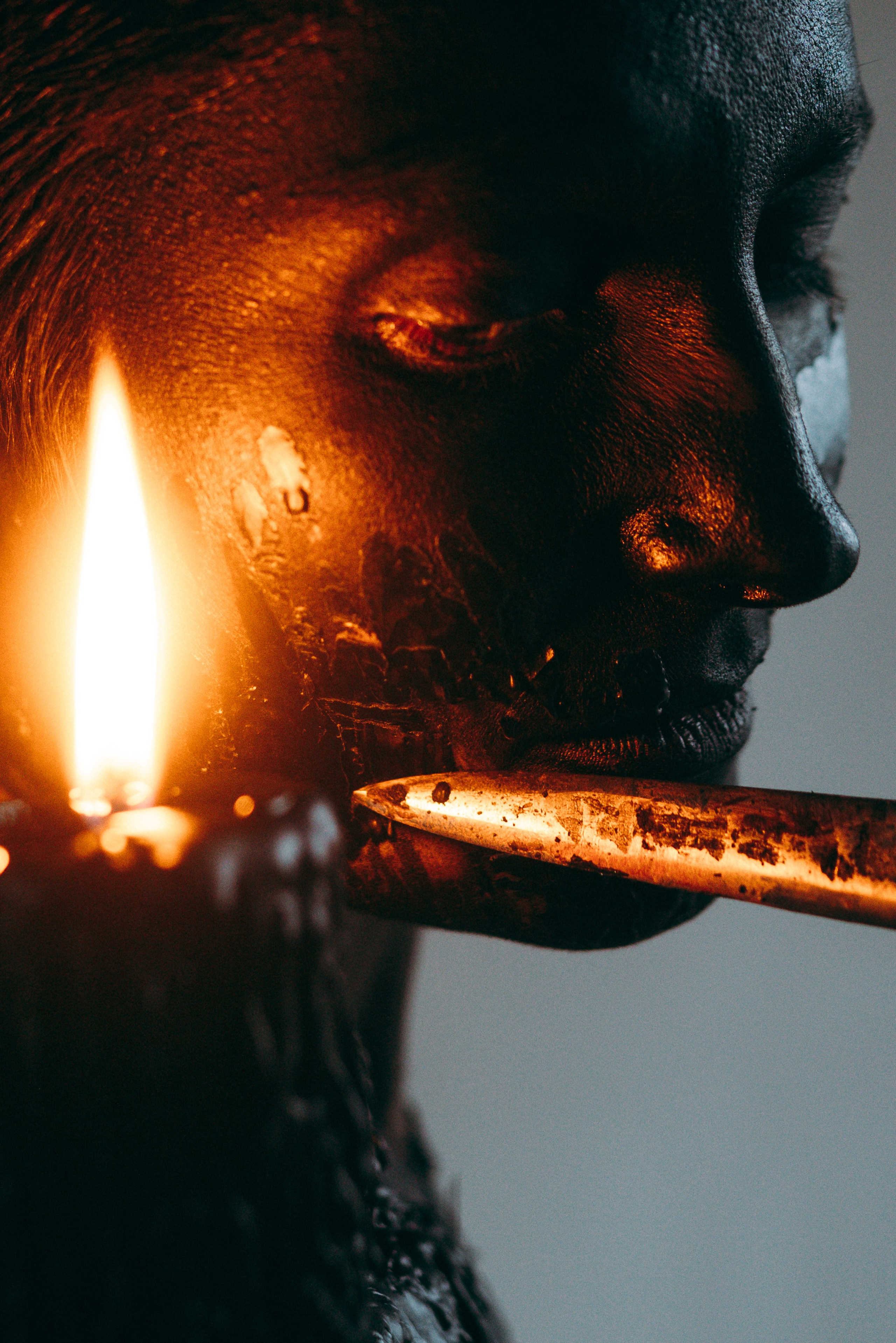 Съёмка со свечами ваксплей. Фотоведьма Дарья Нечинская