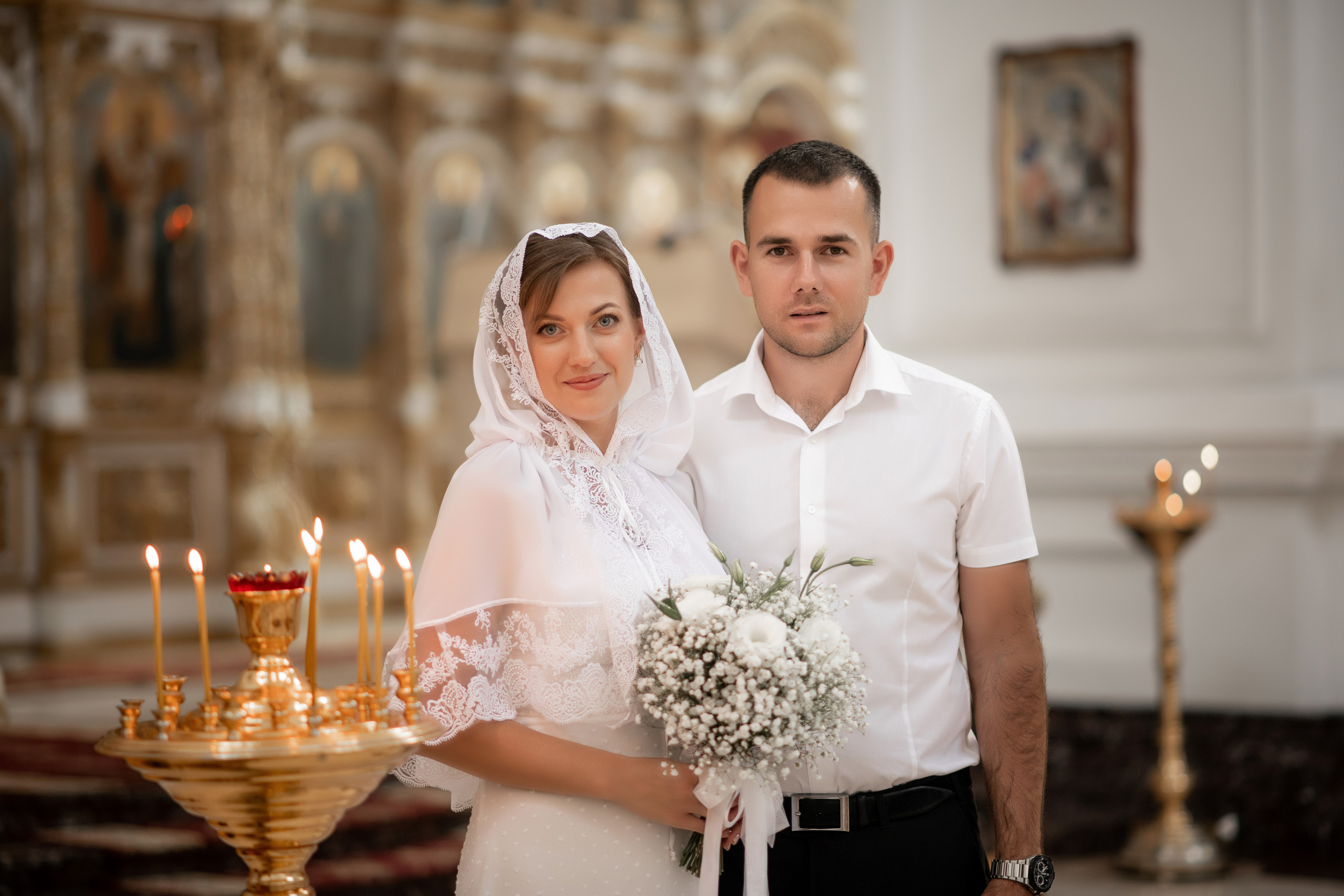 Роман и Юлия венчание. Свадебный фотограф Белгород Валуйки Старый Оскол Воронеж