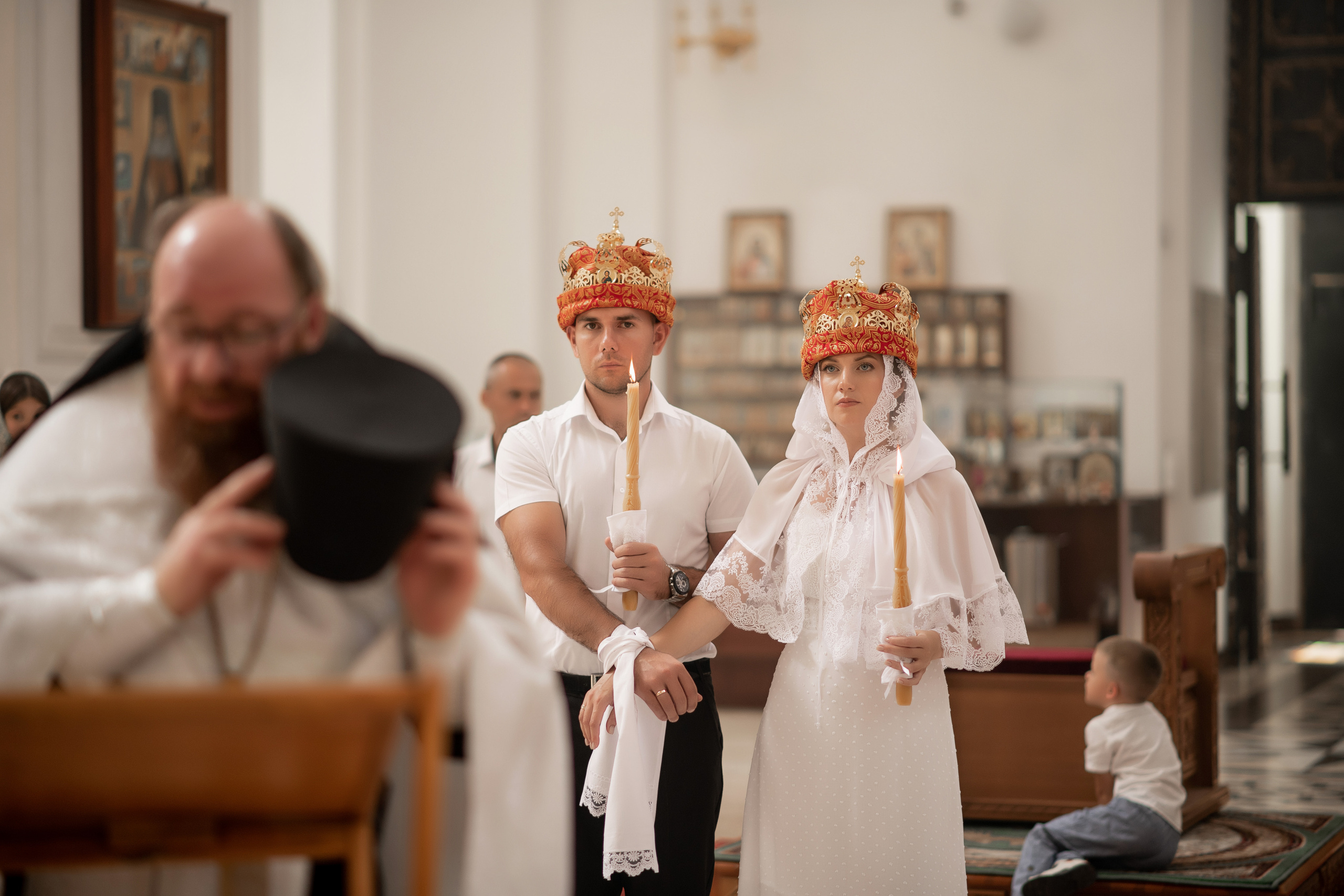 Роман и Юлия венчание. Свадебный фотограф Белгород Валуйки Старый Оскол Воронеж