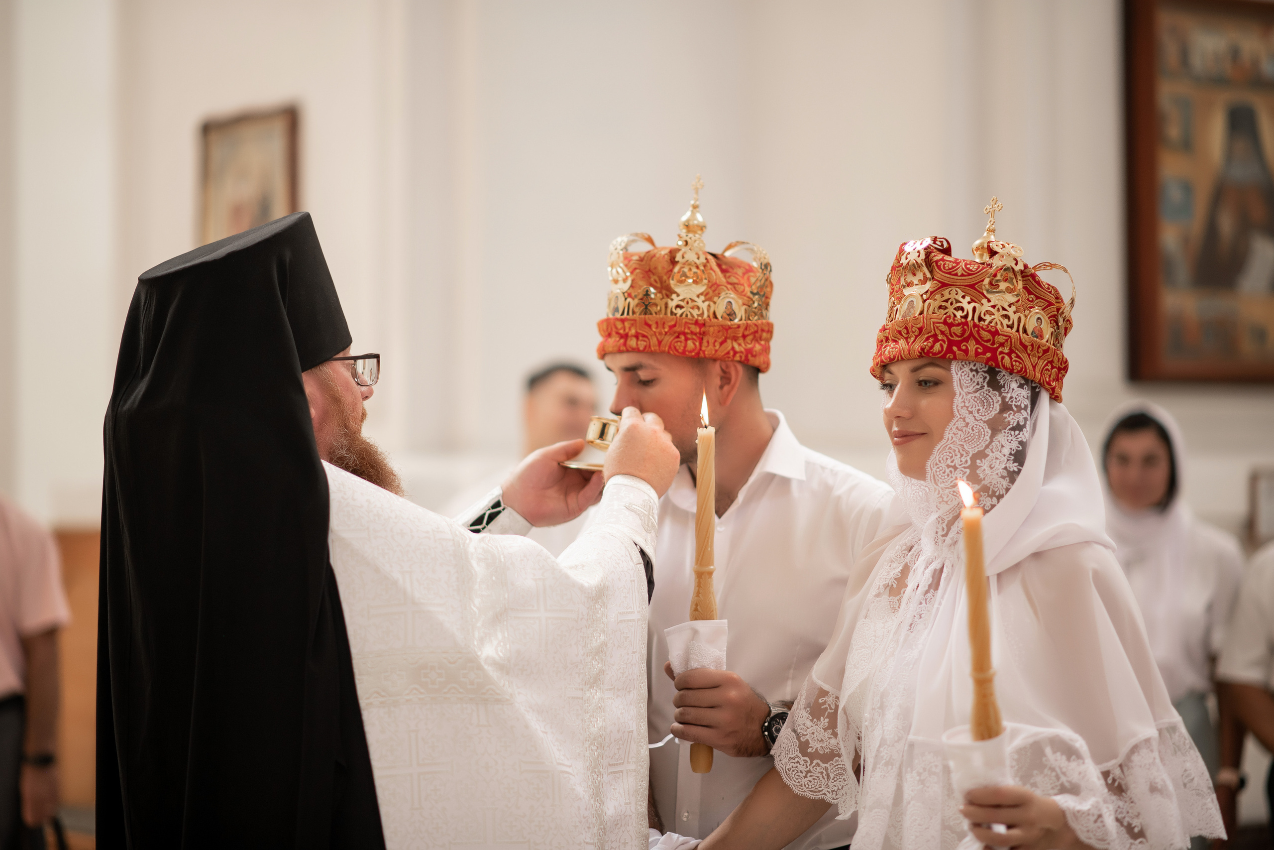 Роман и Юлия венчание. Свадебный фотограф Белгород Валуйки Старый Оскол Воронеж