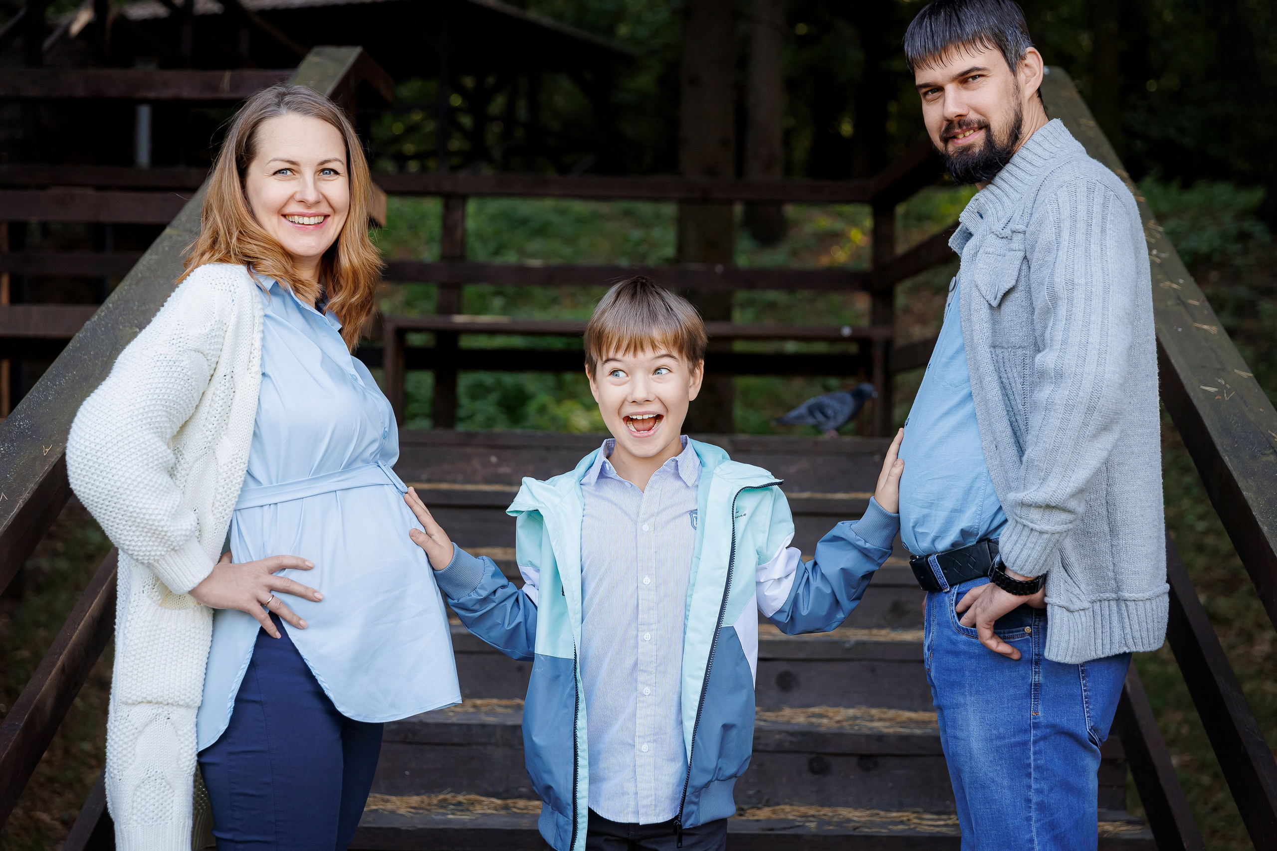 Екатерина, Алексей и Глеб, «В ожидании». Семейный и детский фотограф Комина Елена, Власиха, Одинцово