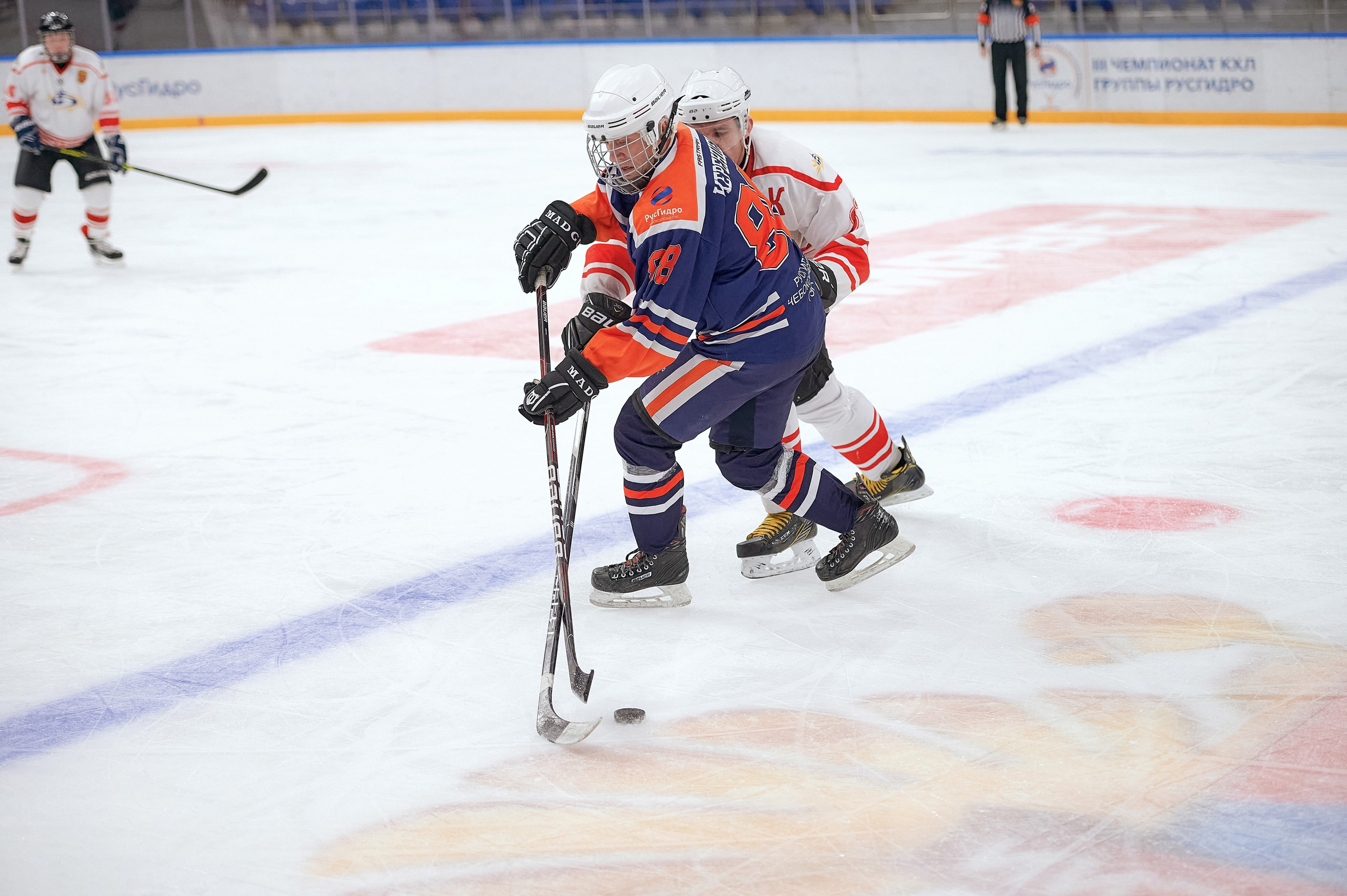 Портфолио репортажной фотосъёмки: Кристалл арена — Хоккей — РусГидро. Фотограф Яковлев Роман — Красноярск