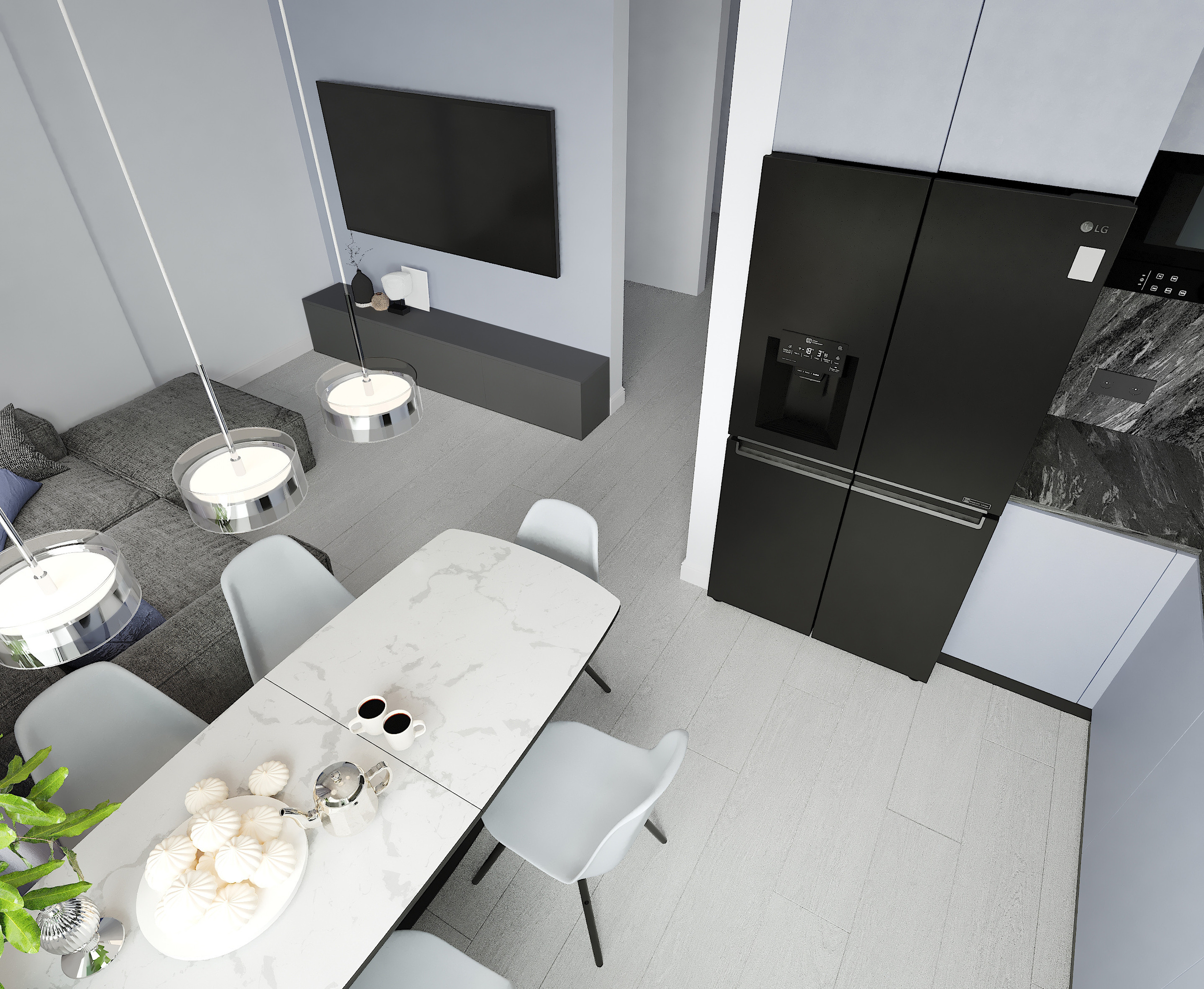 Интерьер в современном стиле г. Екатеринбург. Lina architector | Дизайн интерьера