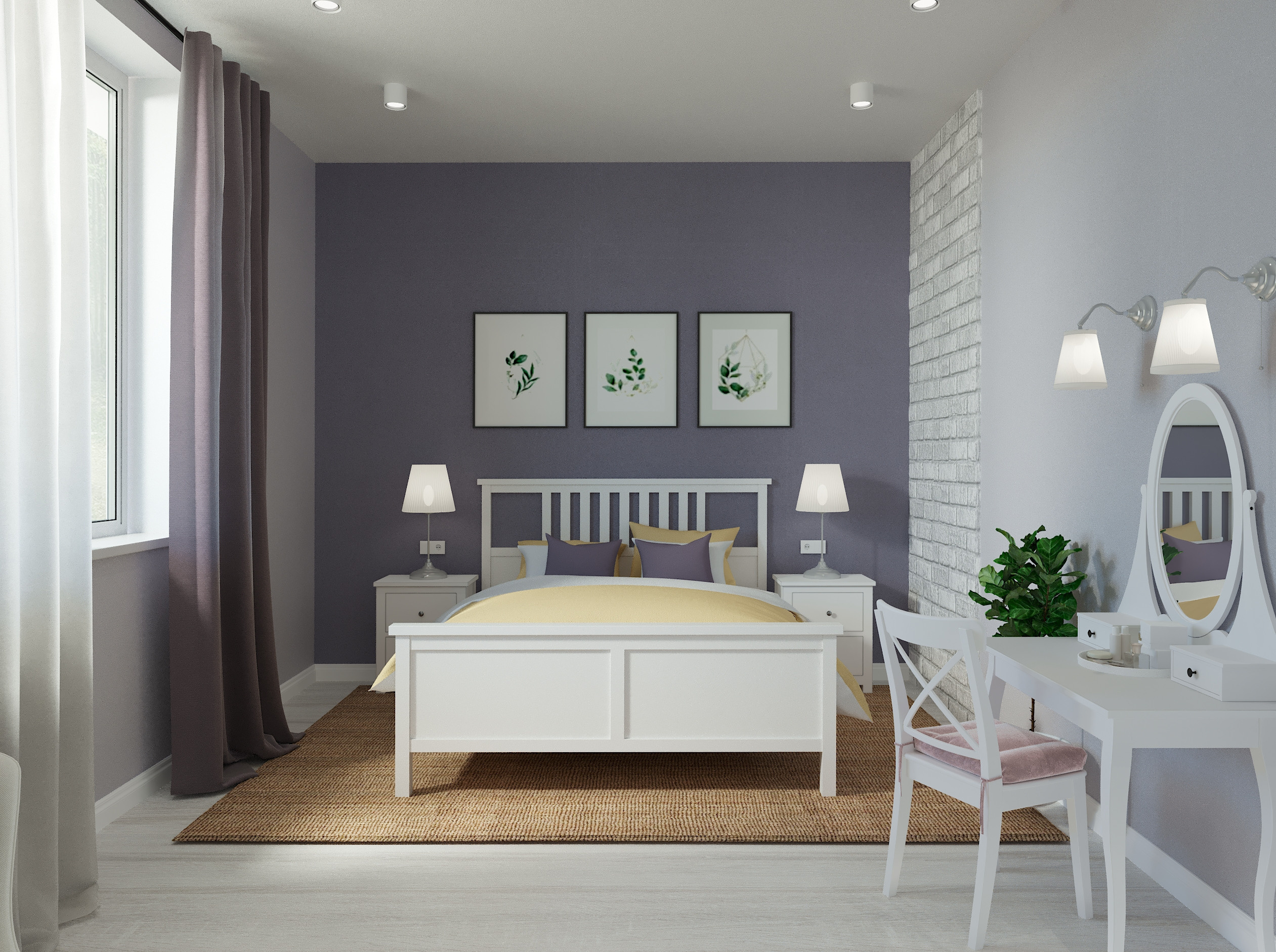 Скандинавский интерьер коттедж г. Екатеринбург. Lina architector | Дизайн интерьера