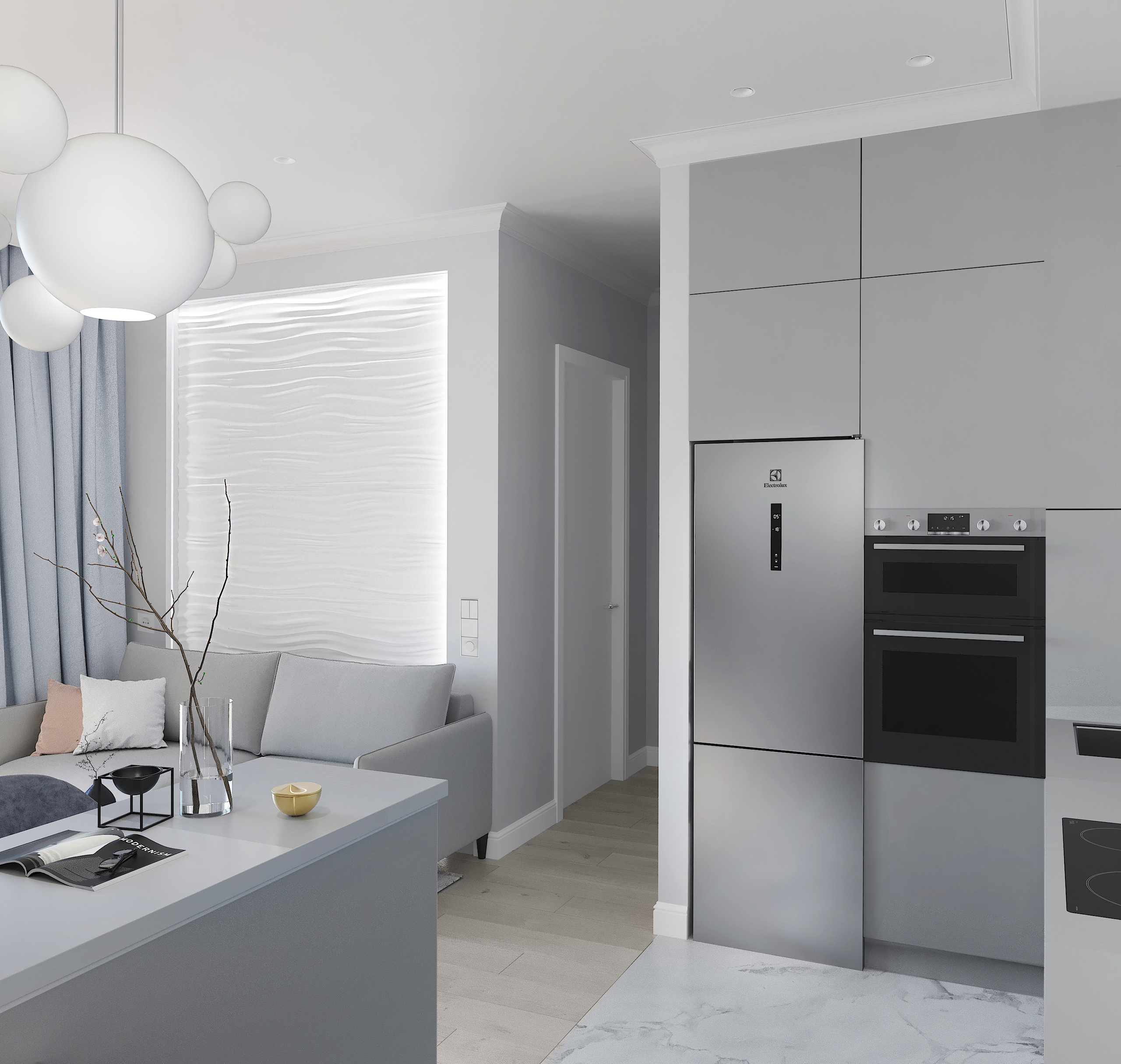 Безмятежная неоклассика  г. Екатеринбург. Lina architector | Дизайн интерьера