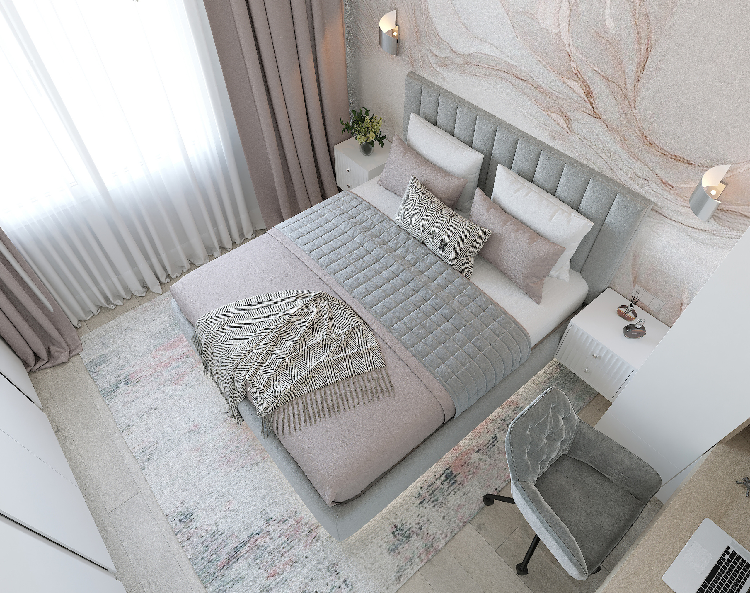 Безмятежная неоклассика  г. Екатеринбург. Lina architector | Дизайн интерьера