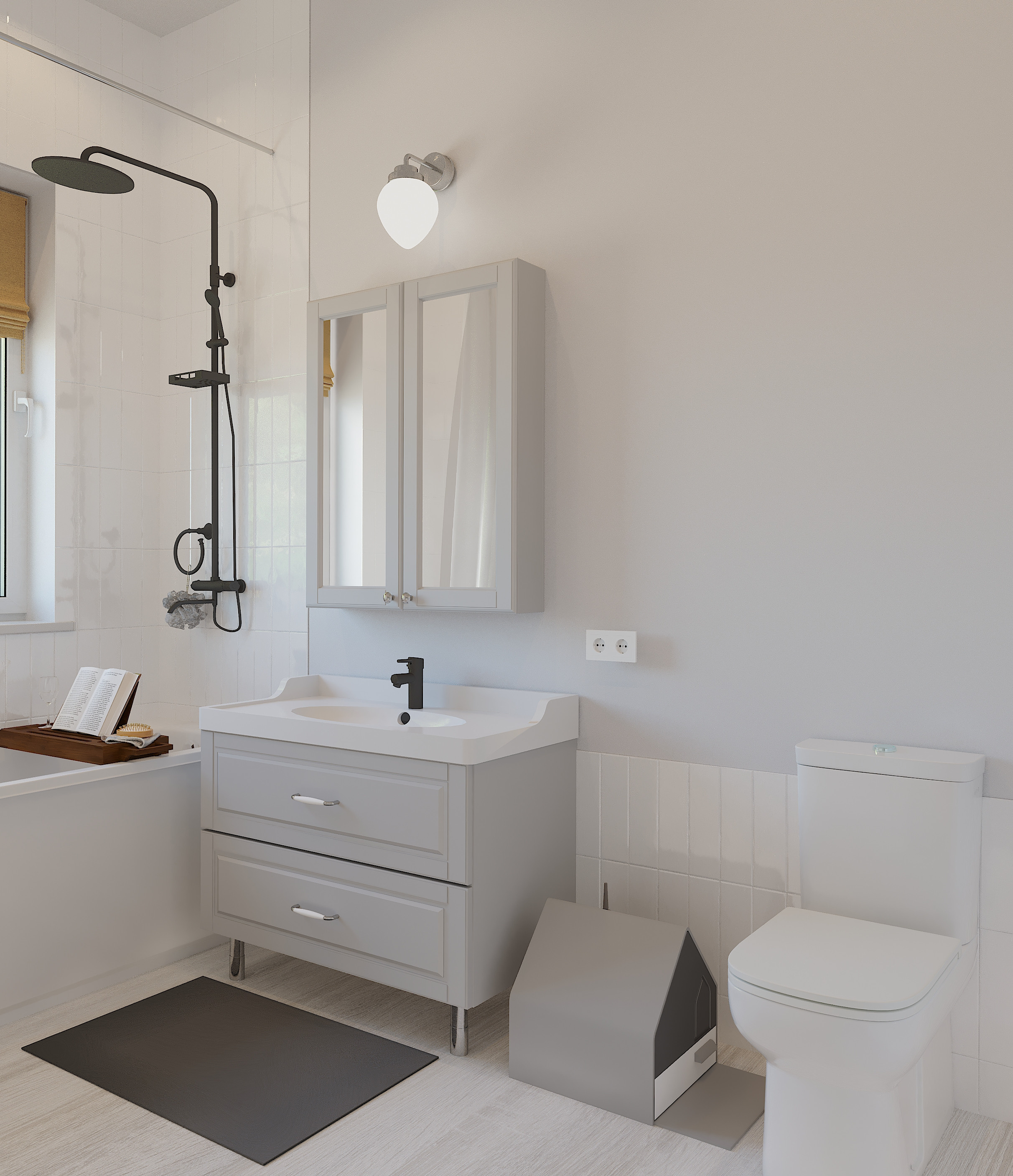 Скандинавский интерьер коттедж г. Екатеринбург. Lina architector | Дизайн интерьера