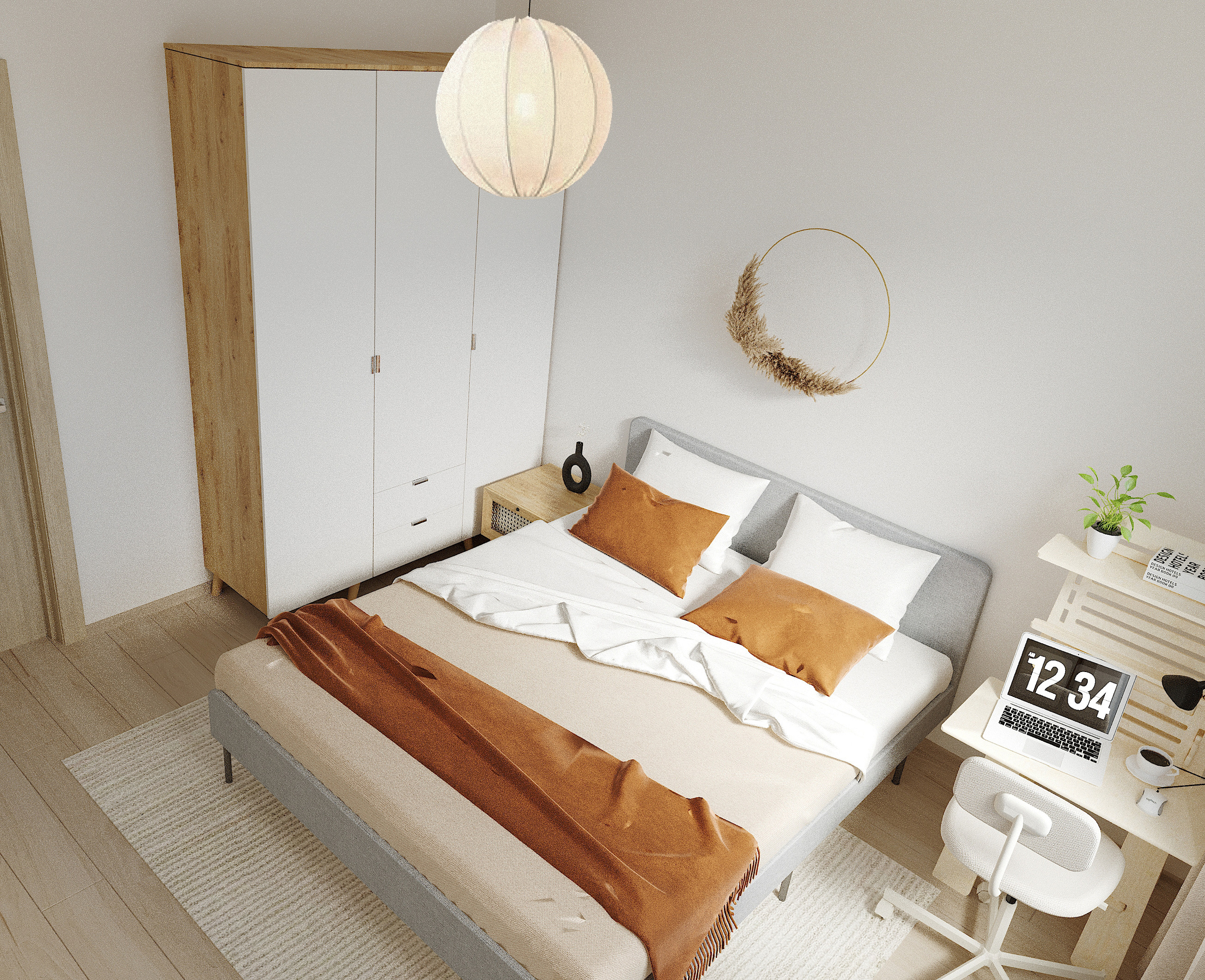 Квартира в стиле Japandi (джапанди). Lina architector | Дизайн интерьера