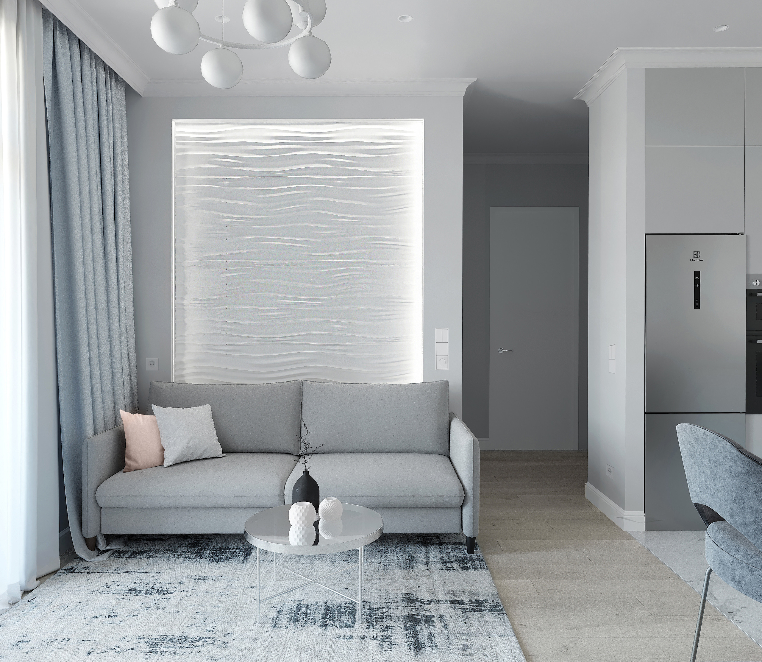 Безмятежная неоклассика  г. Екатеринбург. Lina architector | Дизайн интерьера