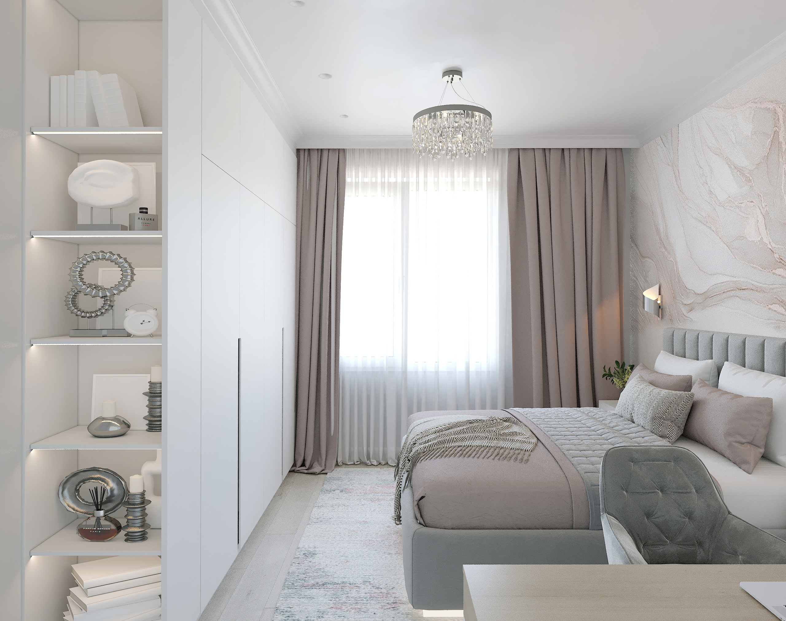 Безмятежная неоклассика  г. Екатеринбург. Lina architector | Дизайн интерьера