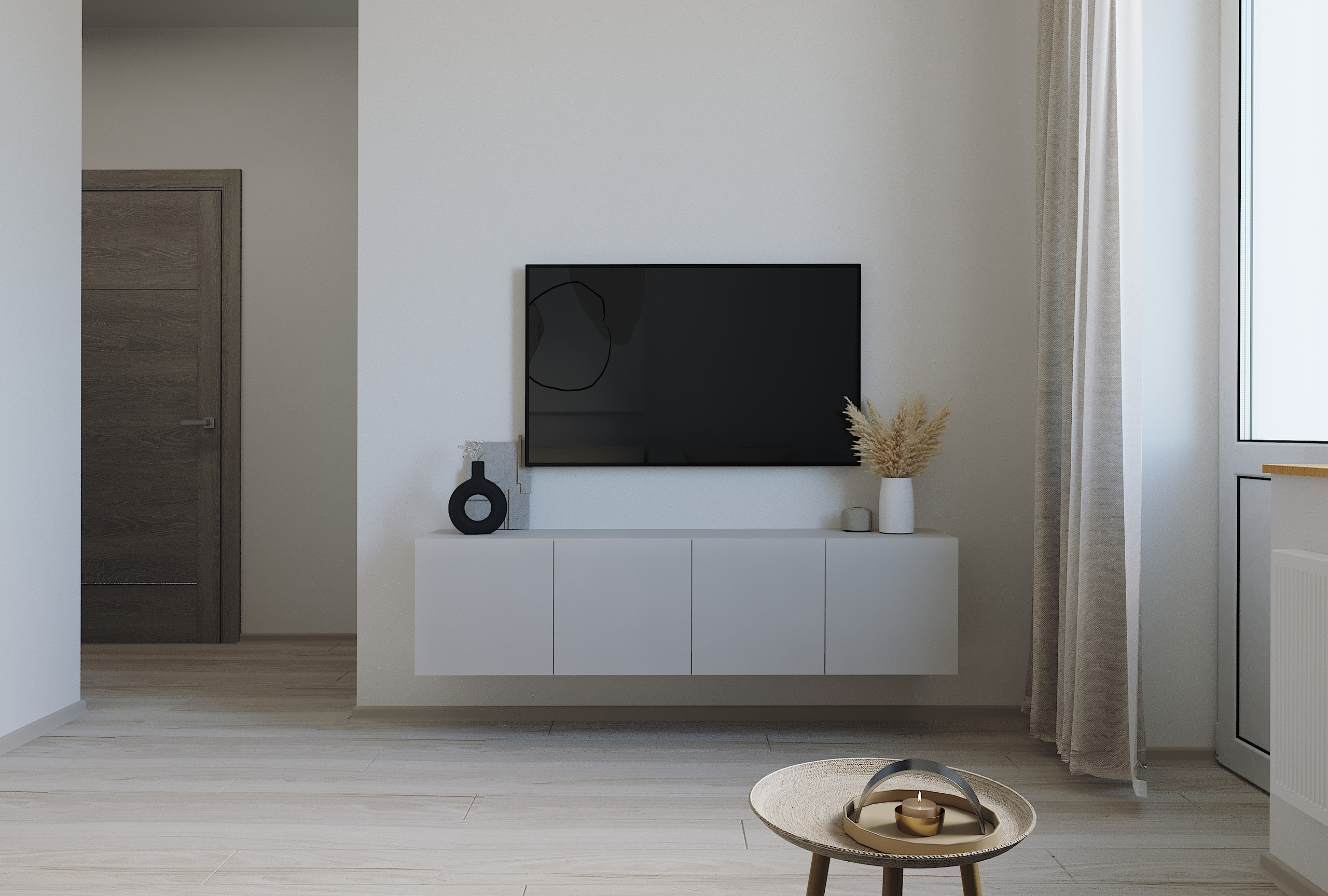 Квартира в стиле Japandi (джапанди). Lina architector | Дизайн интерьера