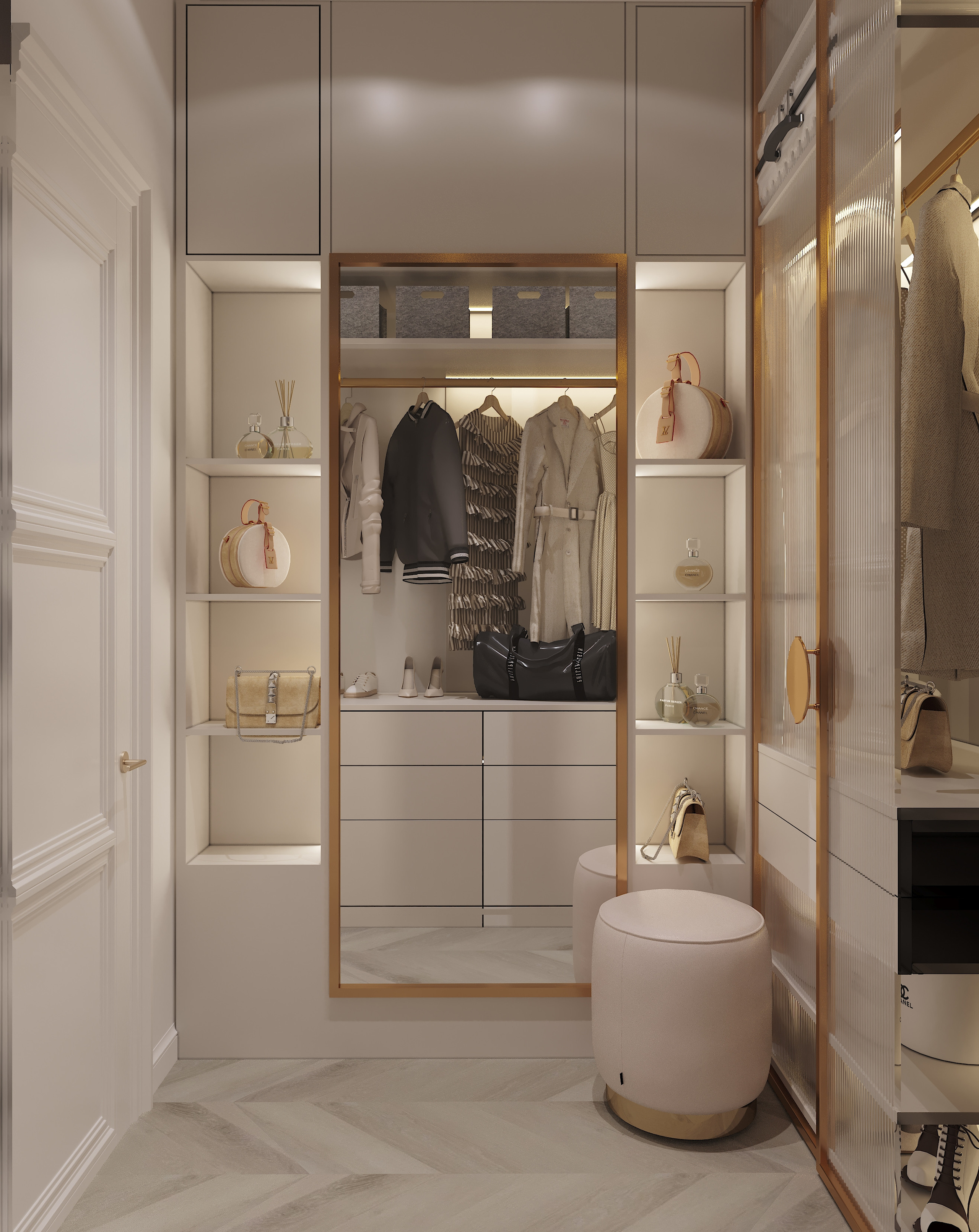 Атмосферная неоклассика коттедж г. Екатеринбург. Lina architector | Дизайн интерьера