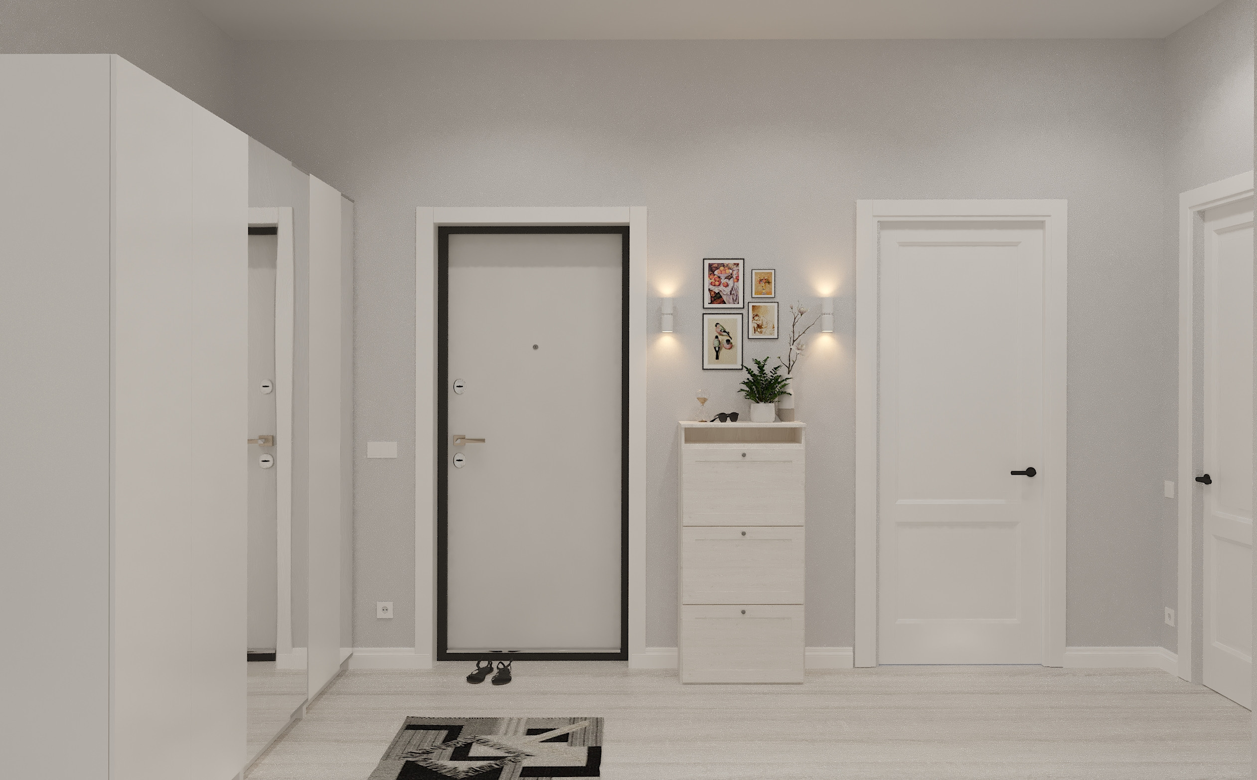 Скандинавский интерьер коттедж г. Екатеринбург. Lina architector | Дизайн интерьера