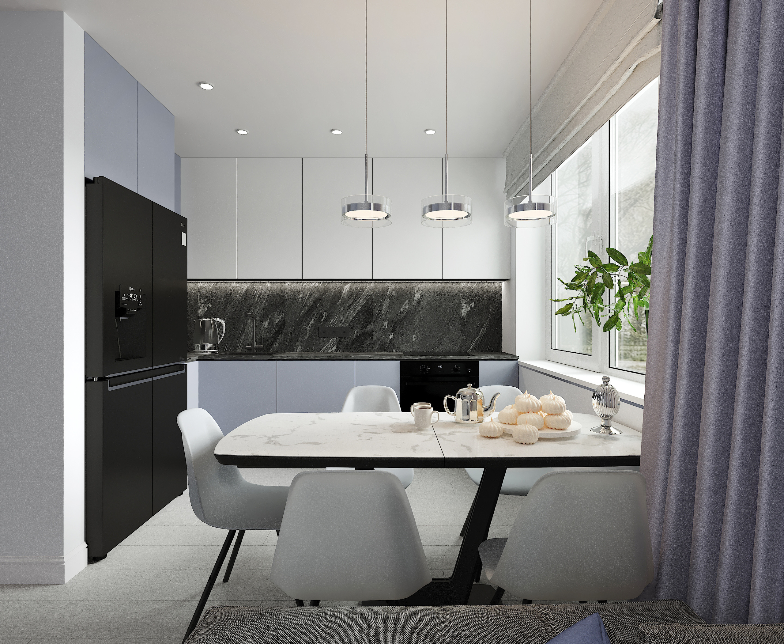 Интерьер в современном стиле г. Екатеринбург. Lina architector | Дизайн интерьера