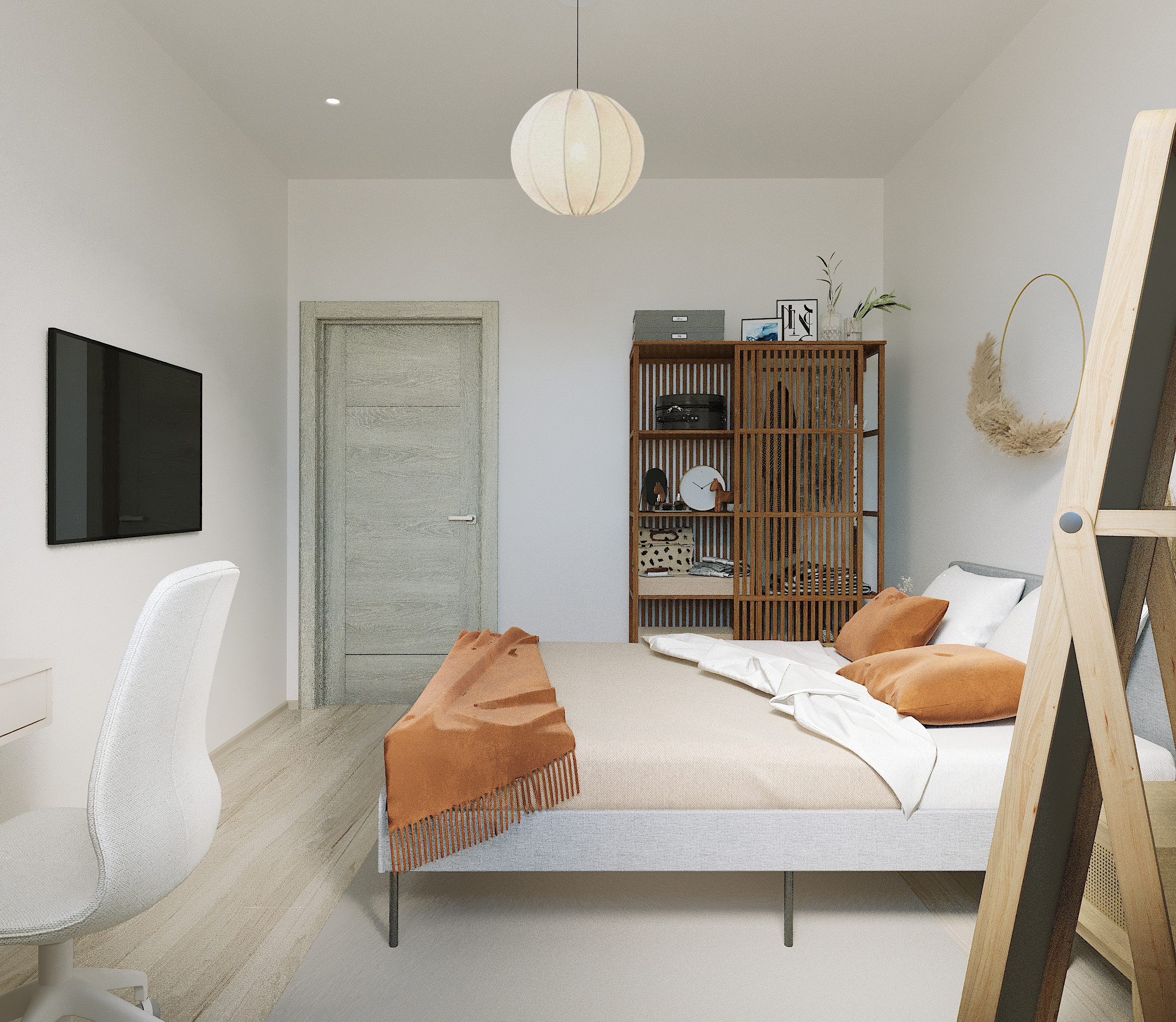 Квартира в стиле Japandi (джапанди). Lina architector | Дизайн интерьера