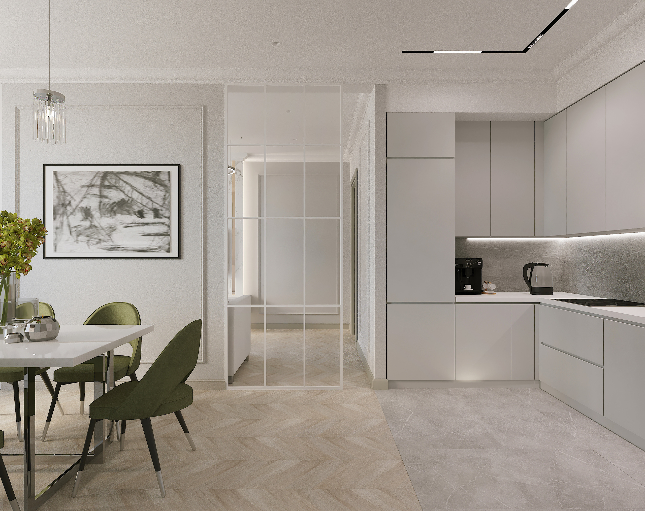 Лаконичная неоклассика г. Москва. Lina architector | Дизайн интерьера