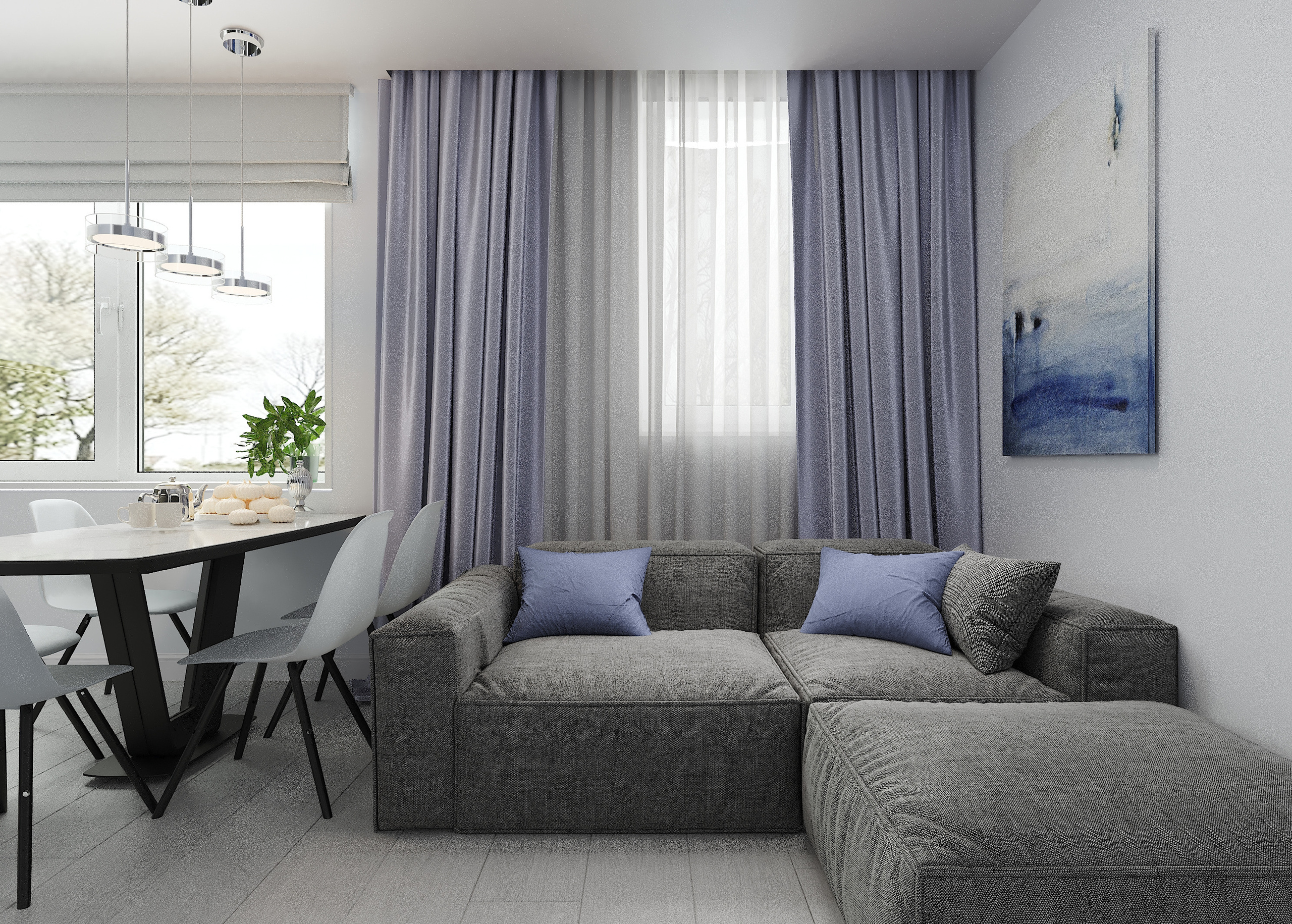 Интерьер в современном стиле г. Екатеринбург. Lina architector | Дизайн интерьера