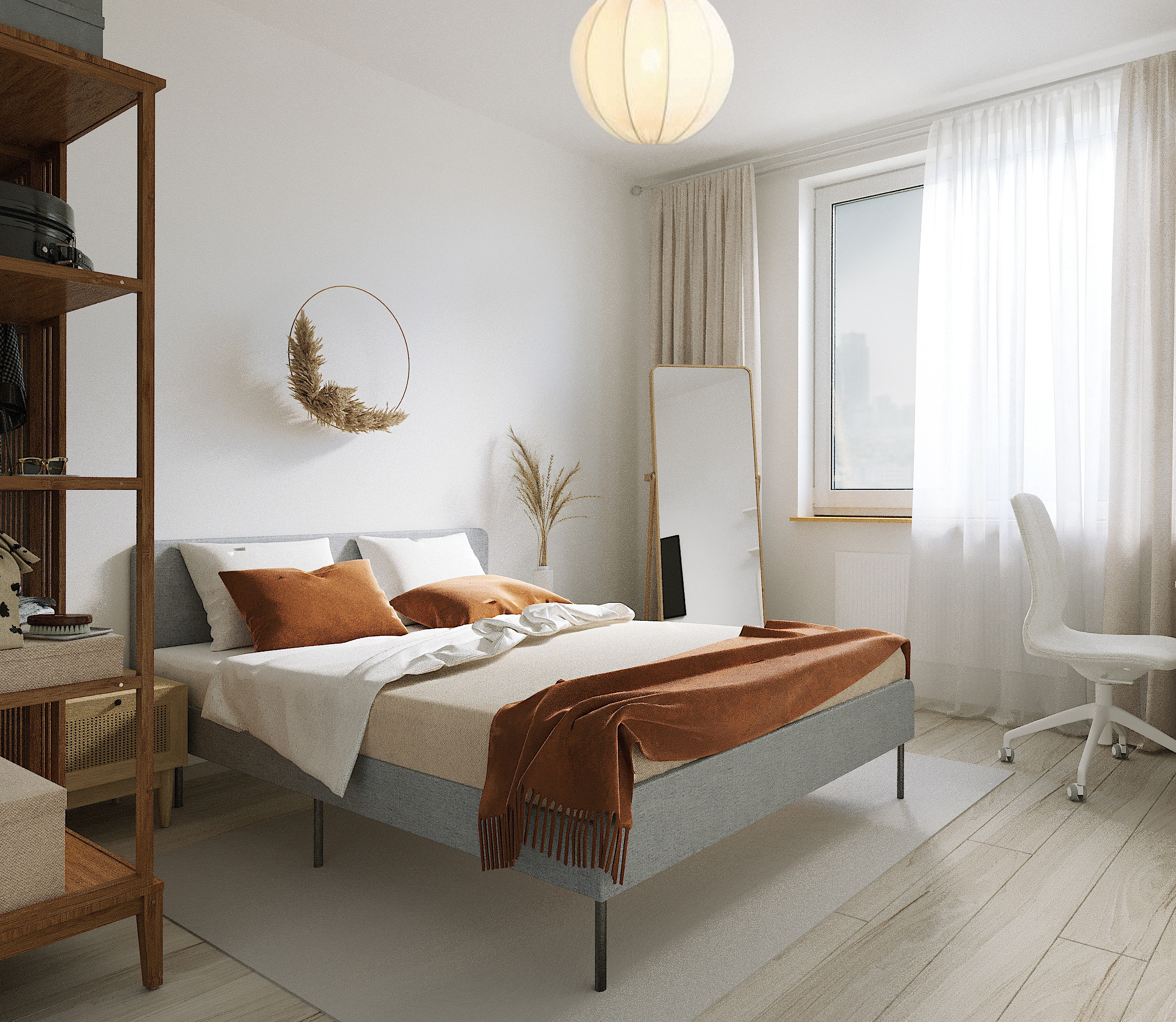 Квартира в стиле Japandi (джапанди). Lina architector | Дизайн интерьера