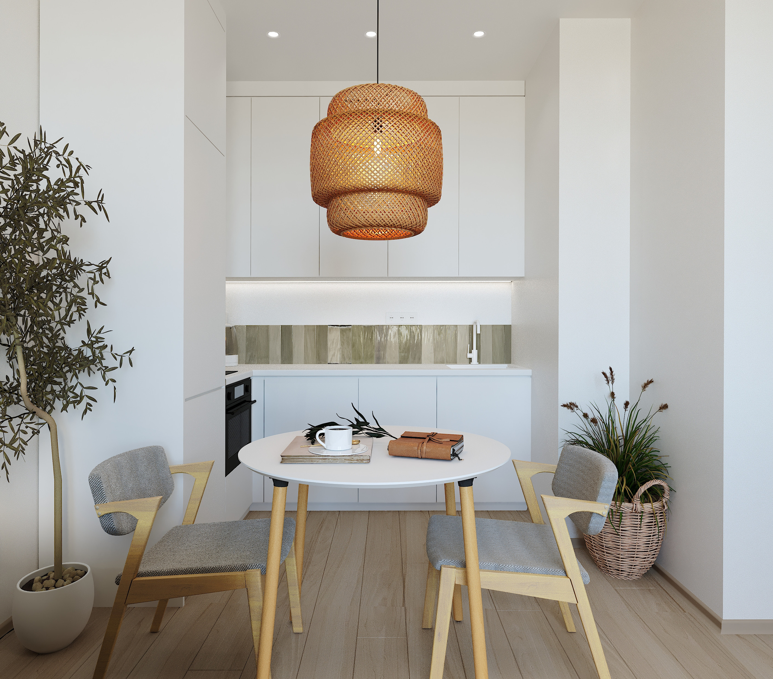 Квартира в стиле Japandi (джапанди). Lina architector | Дизайн интерьера