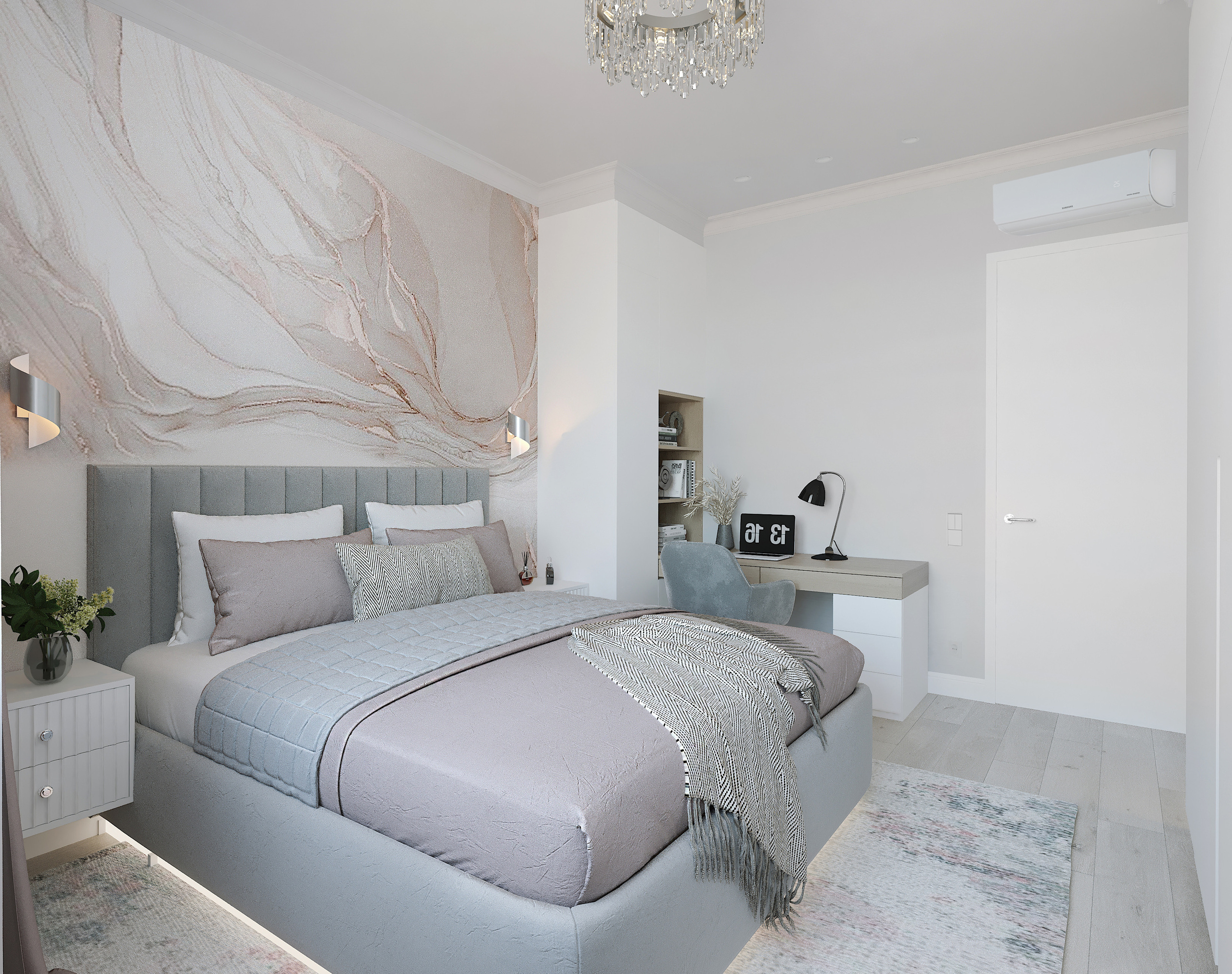 Безмятежная неоклассика  г. Екатеринбург. Lina architector | Дизайн интерьера