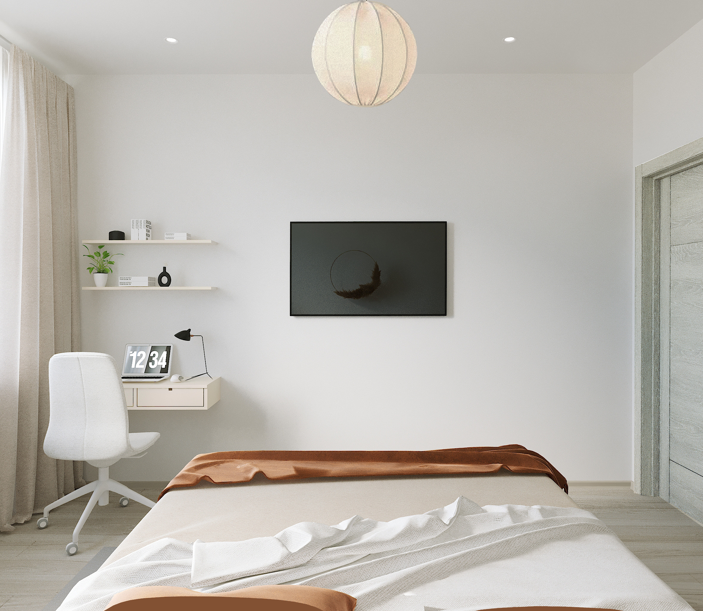 Квартира в стиле Japandi (джапанди). Lina architector | Дизайн интерьера