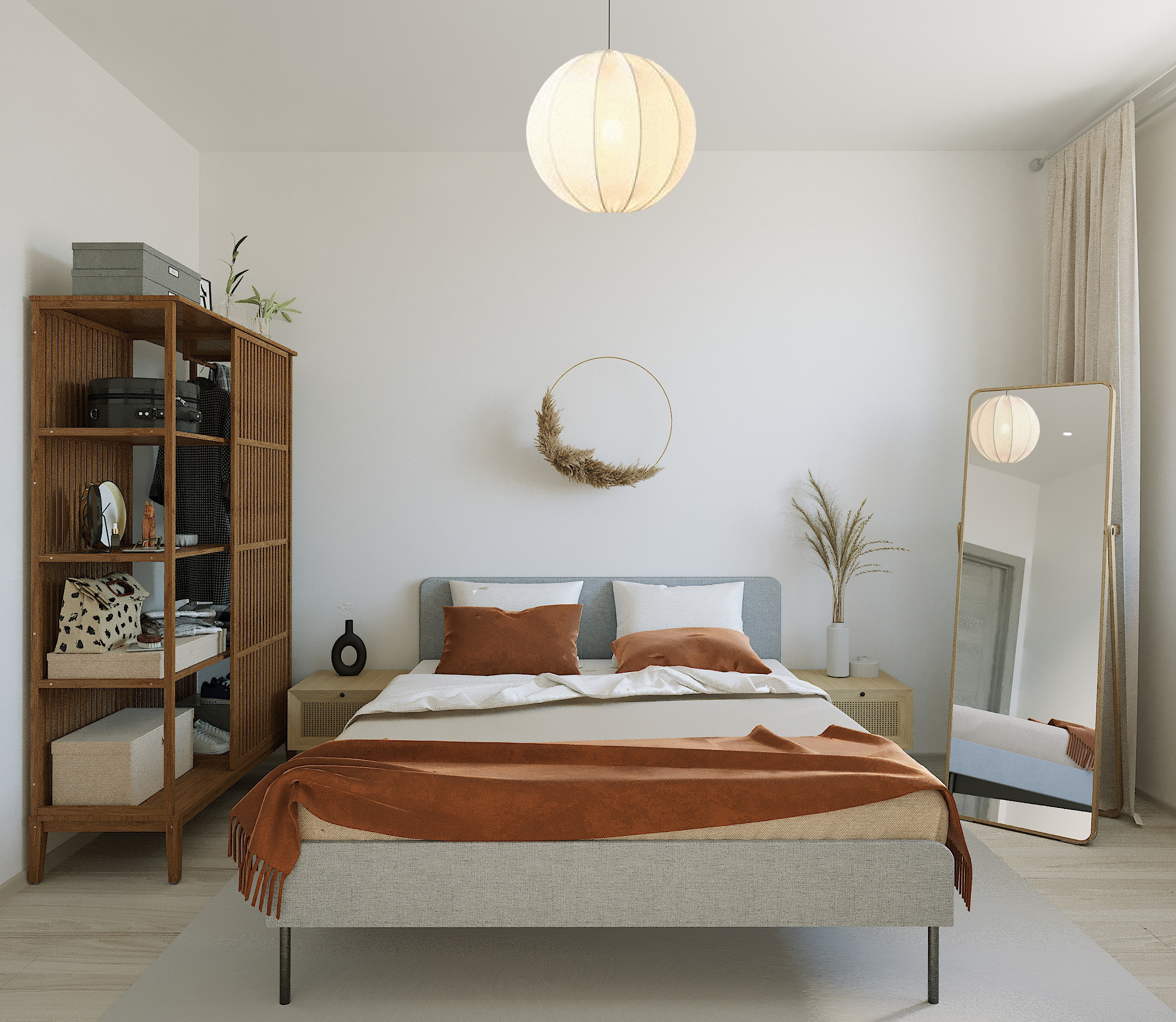 Квартира в стиле Japandi (джапанди). Lina architector | Дизайн интерьера