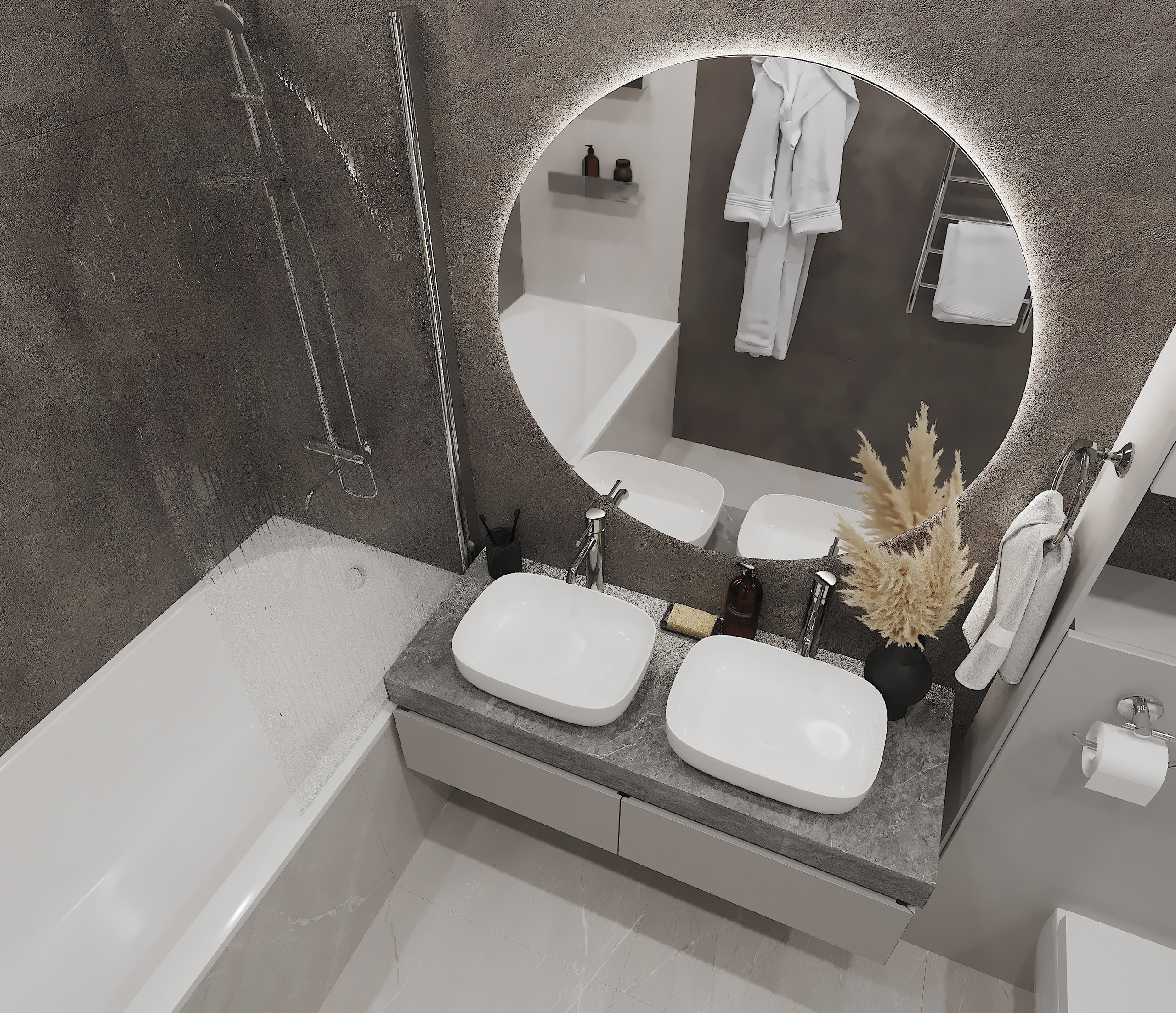 Интерьер в современном стиле г. Екатеринбург. Lina architector | Дизайн интерьера