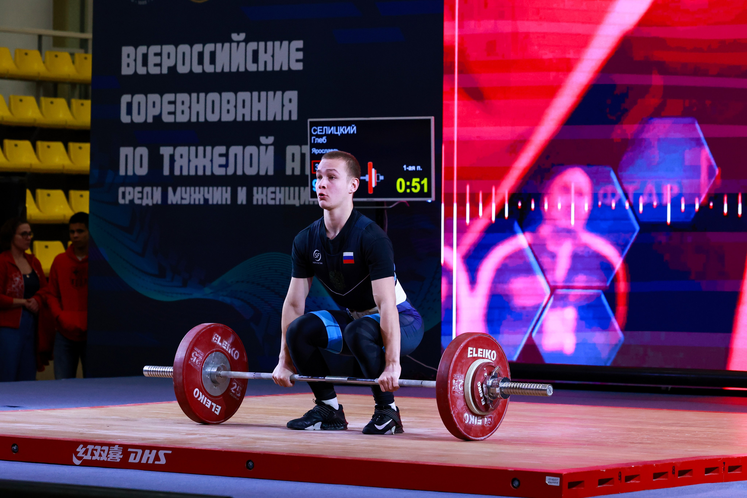 Всероссийские соревнования по тяжелой атлетике памяти В. Ф. Краевского 20.11.2024. Спортивный и репортажный фотограф Антон Тереханов