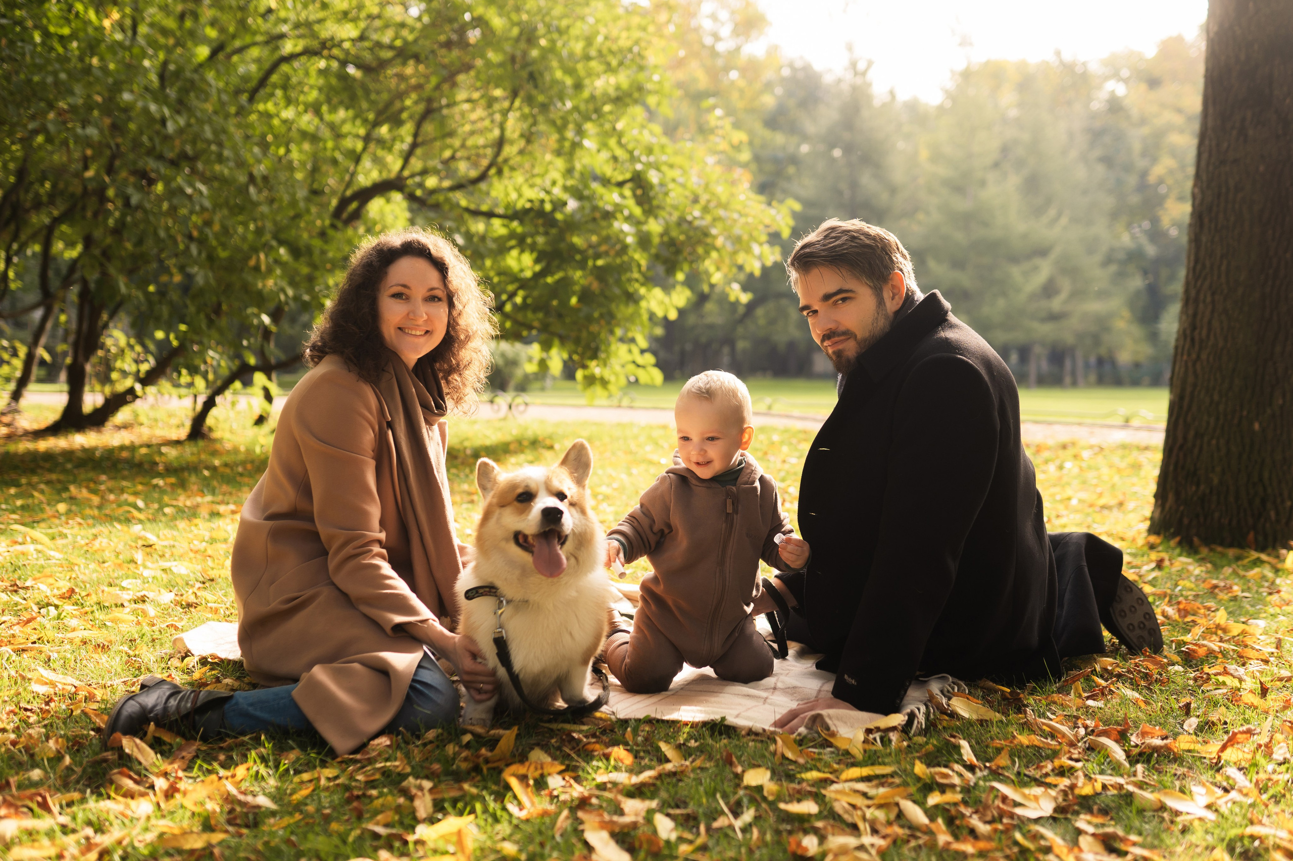 Сентябрь. Таврический парк. Семейный и детский фотограф в Санкт-Петербурге Дарина Герчиу