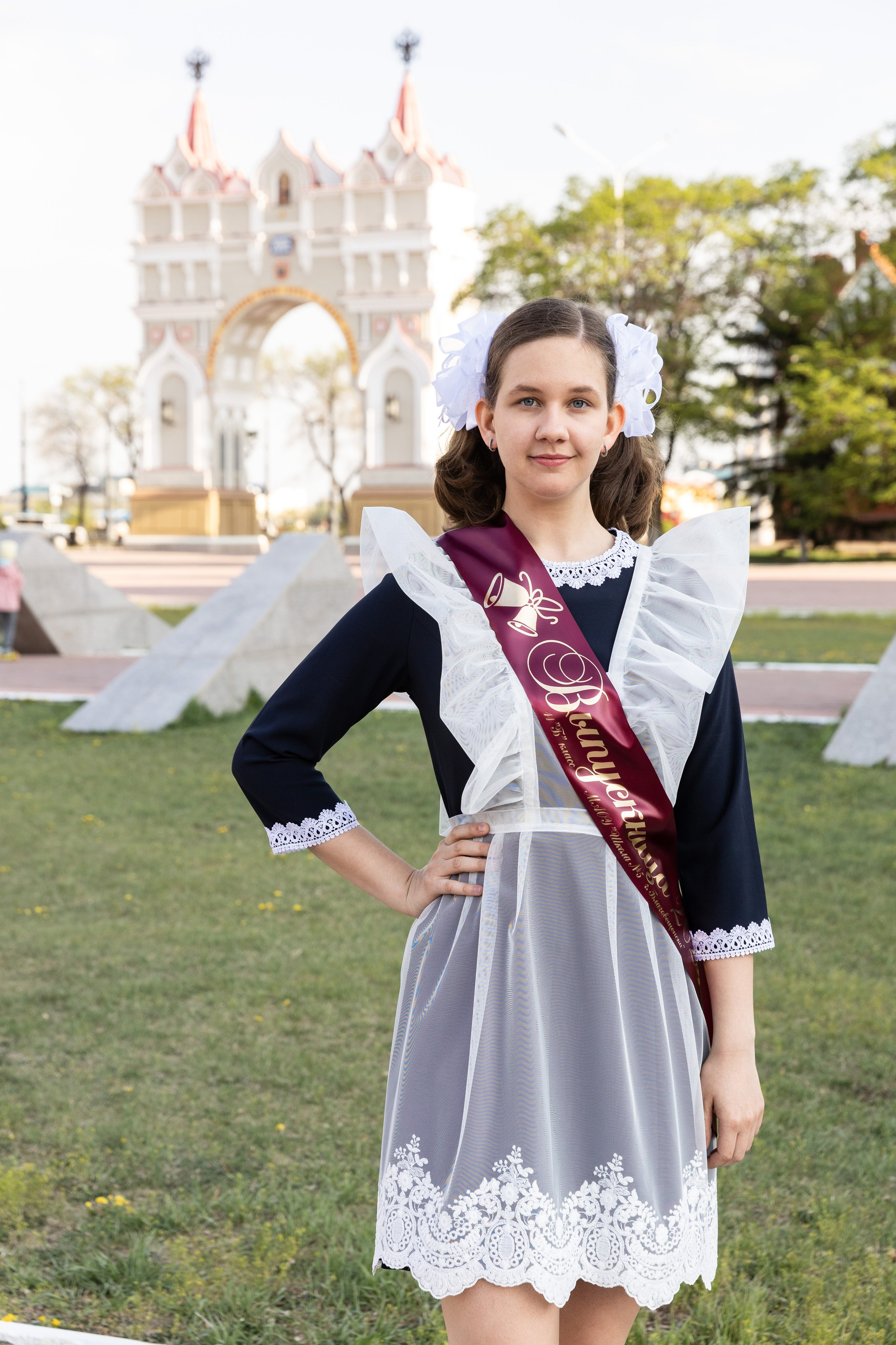 Выездная съёмка «Последний звонок». Семейный, детский, школьный фотограф в Благовещенске Яна Белоусова