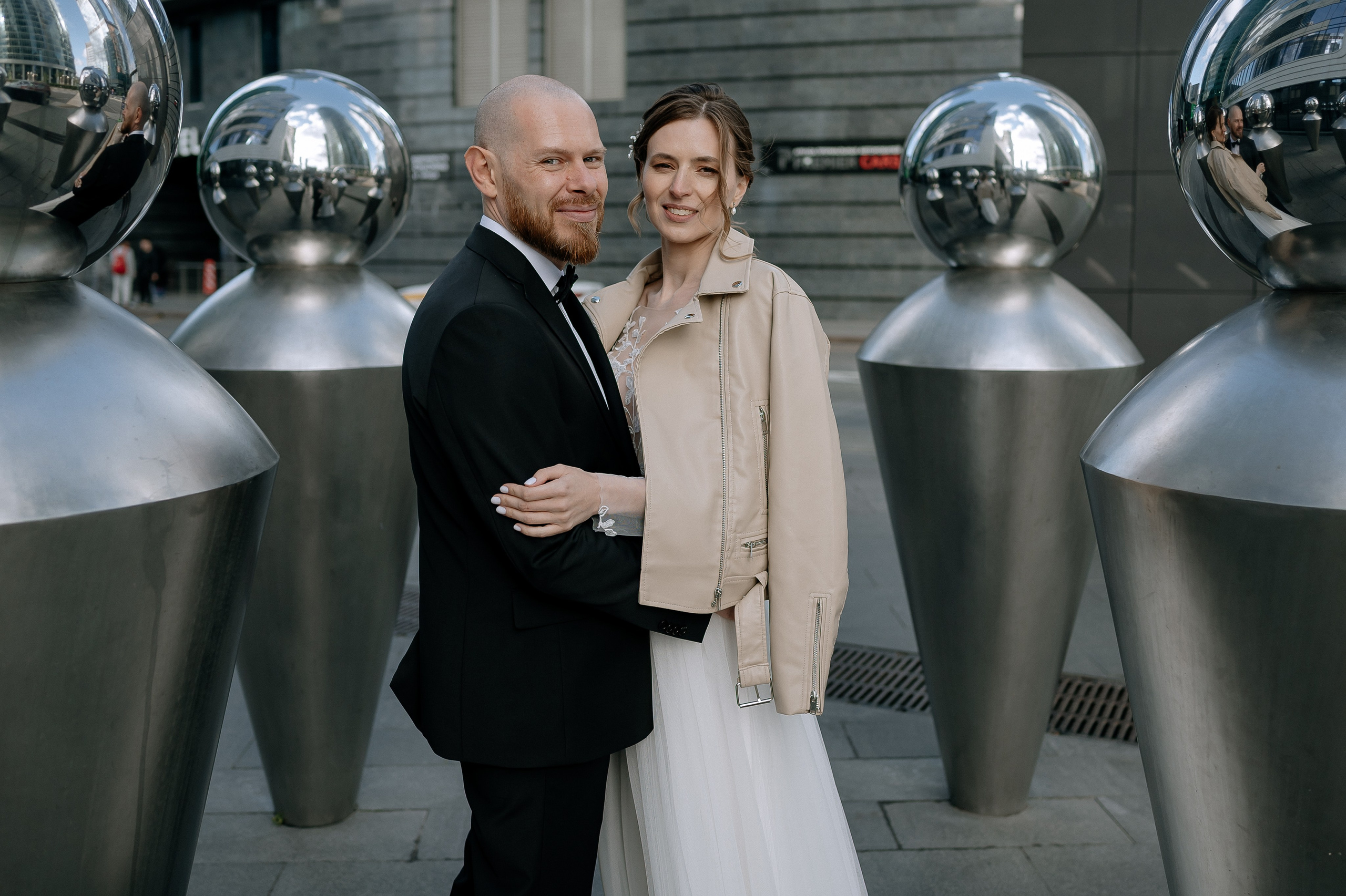 Регистрация брака и фотосессия в ресторане Birds, Башня Око. Свадебный фотограф Москва — Сергей и Татьяна