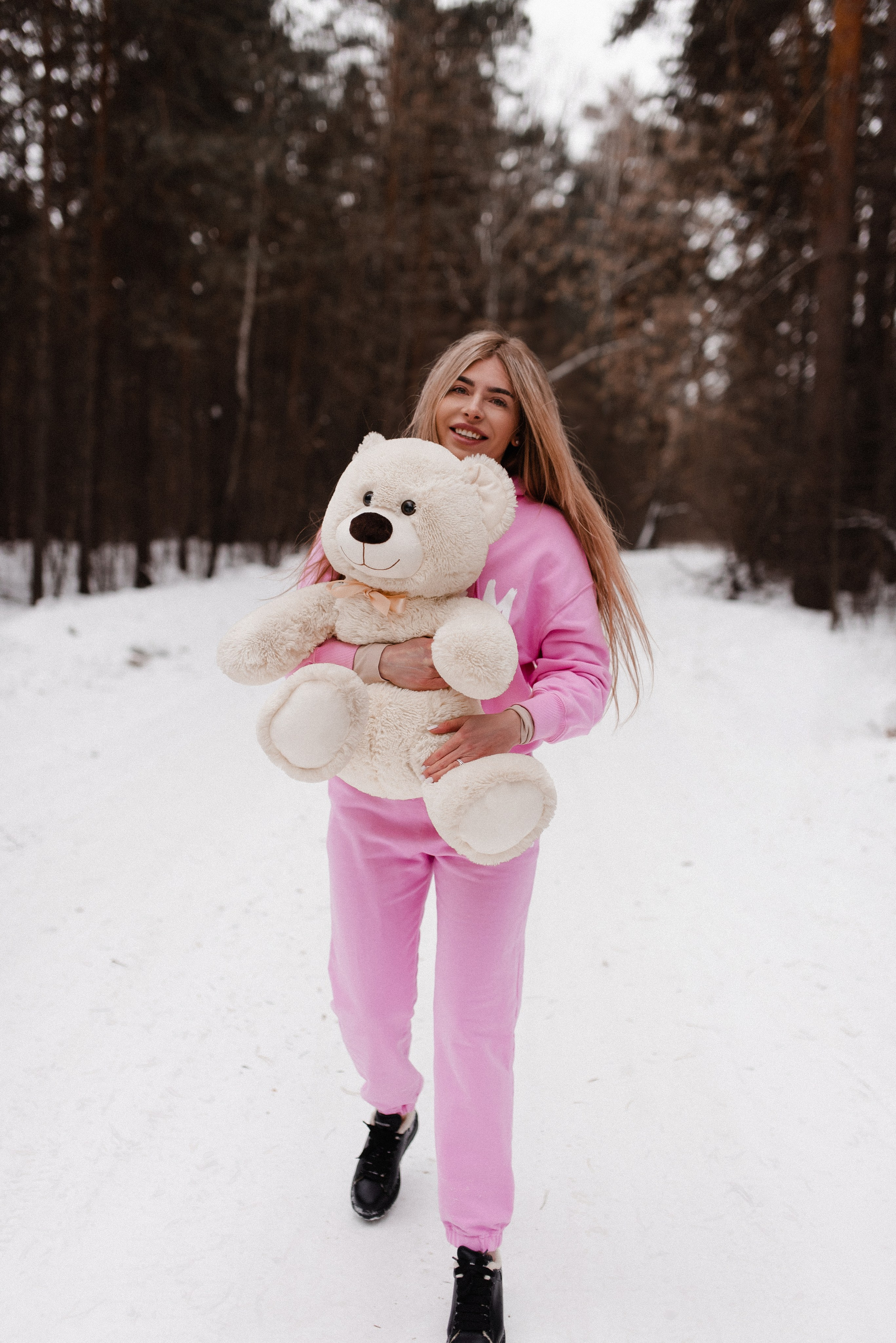 Зимняя съемка Ольги. Фотограф в Новосибирске Анастасия Курто