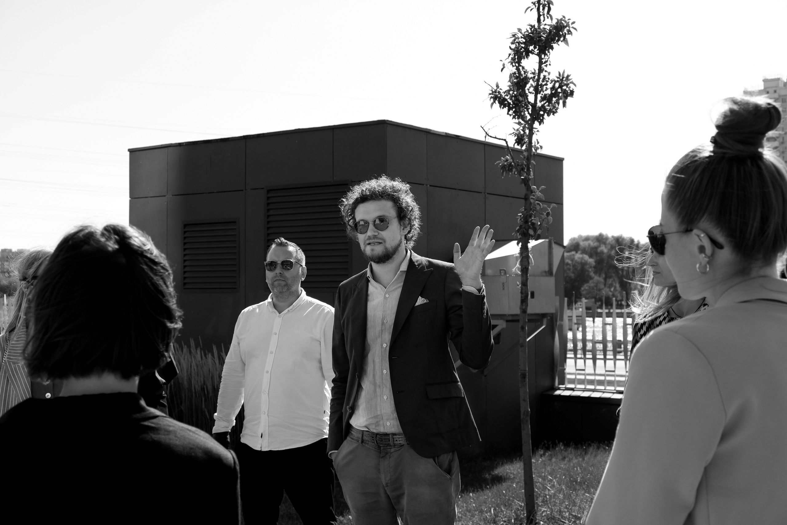 Пресс-тур благоустройства жилого комплекса Nagatino i-Land от Бюро А4. Михаил Мулач | Архитектурный фотограф