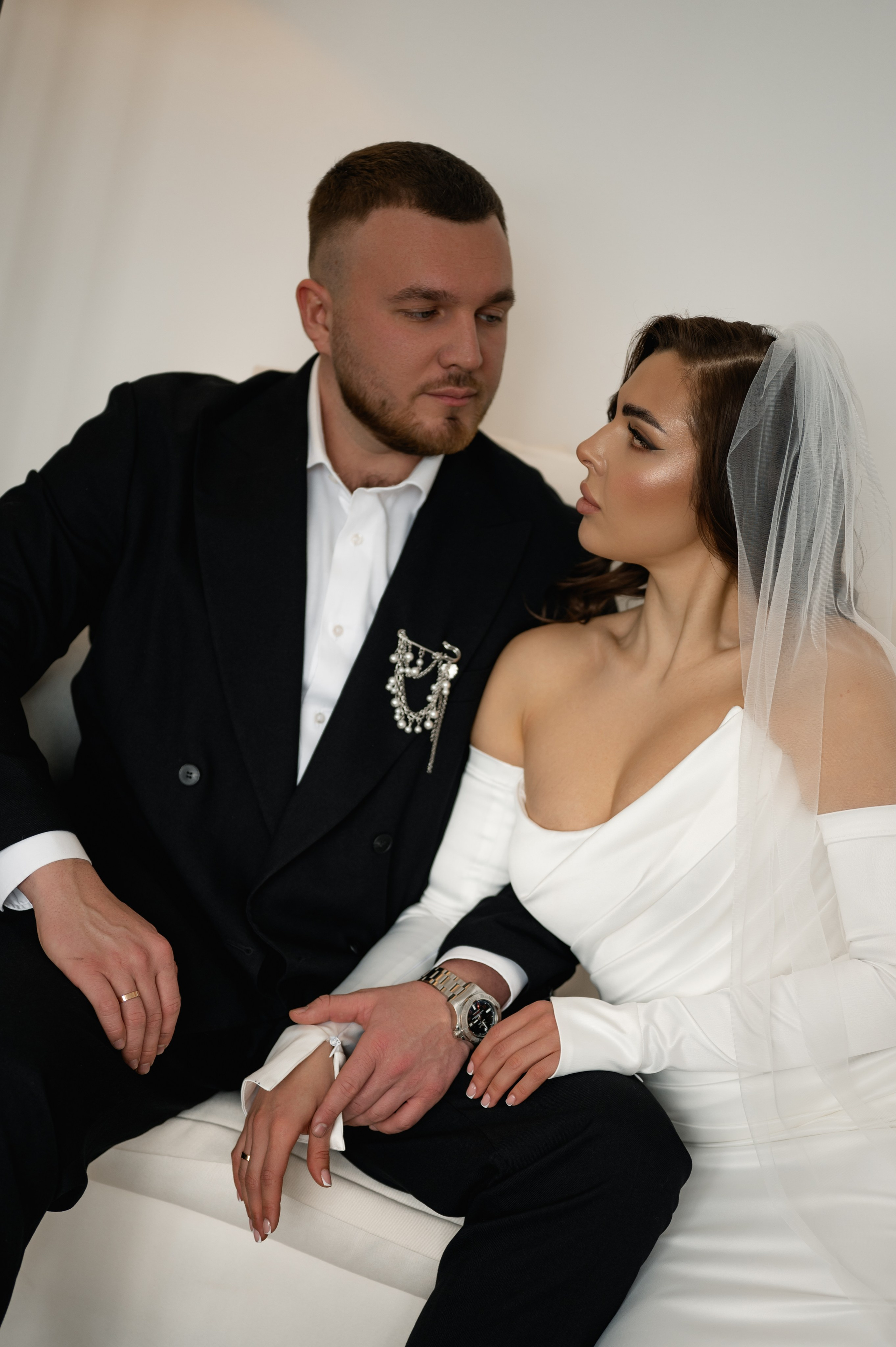 Свадебная фотосессия в студии. Свадебный и семейный фотограф в Краснодаре Алина Мельник