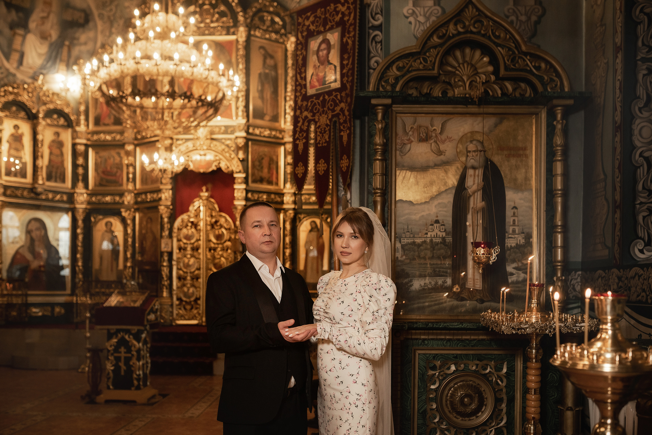 Венчание Александра и Ольги в храме преп. Серафима Саровского. Семейный фотограф в Ростове-на-Дону Татьяна Литвинова