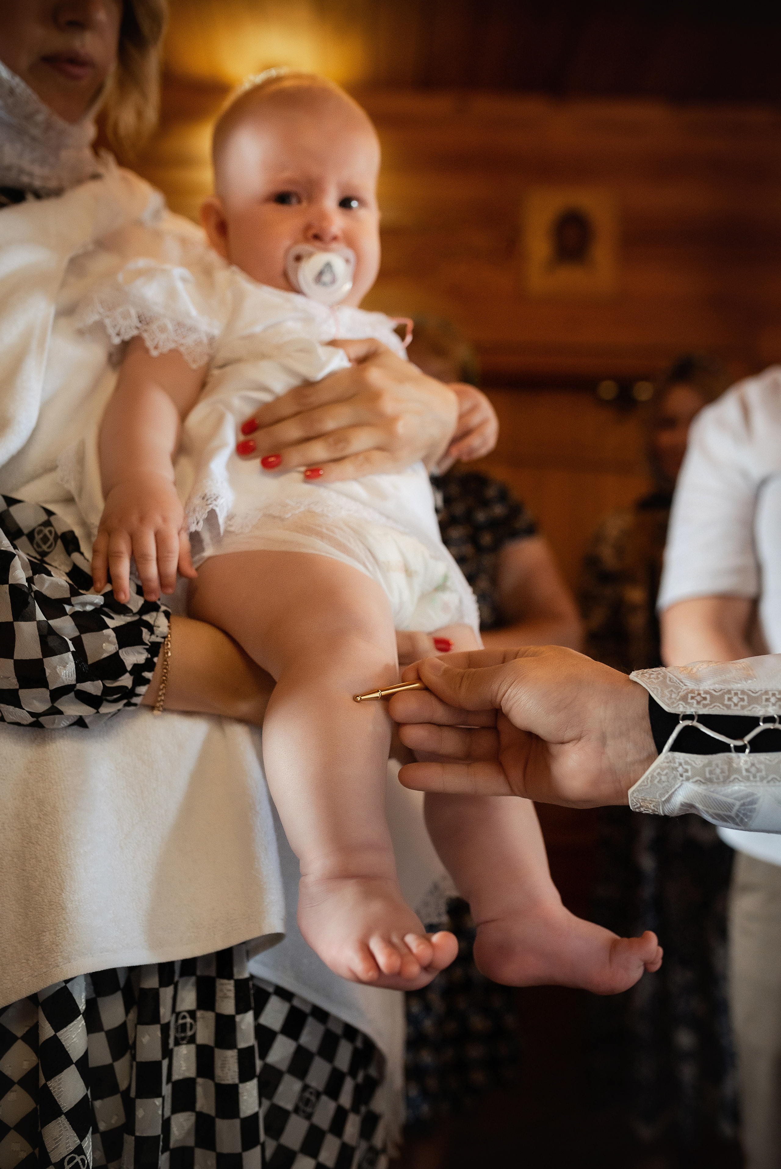 Крещение Дарьи в храме преп. Сергия Радонежского. Семейный фотограф в Ростове-на-Дону Татьяна Литвинова