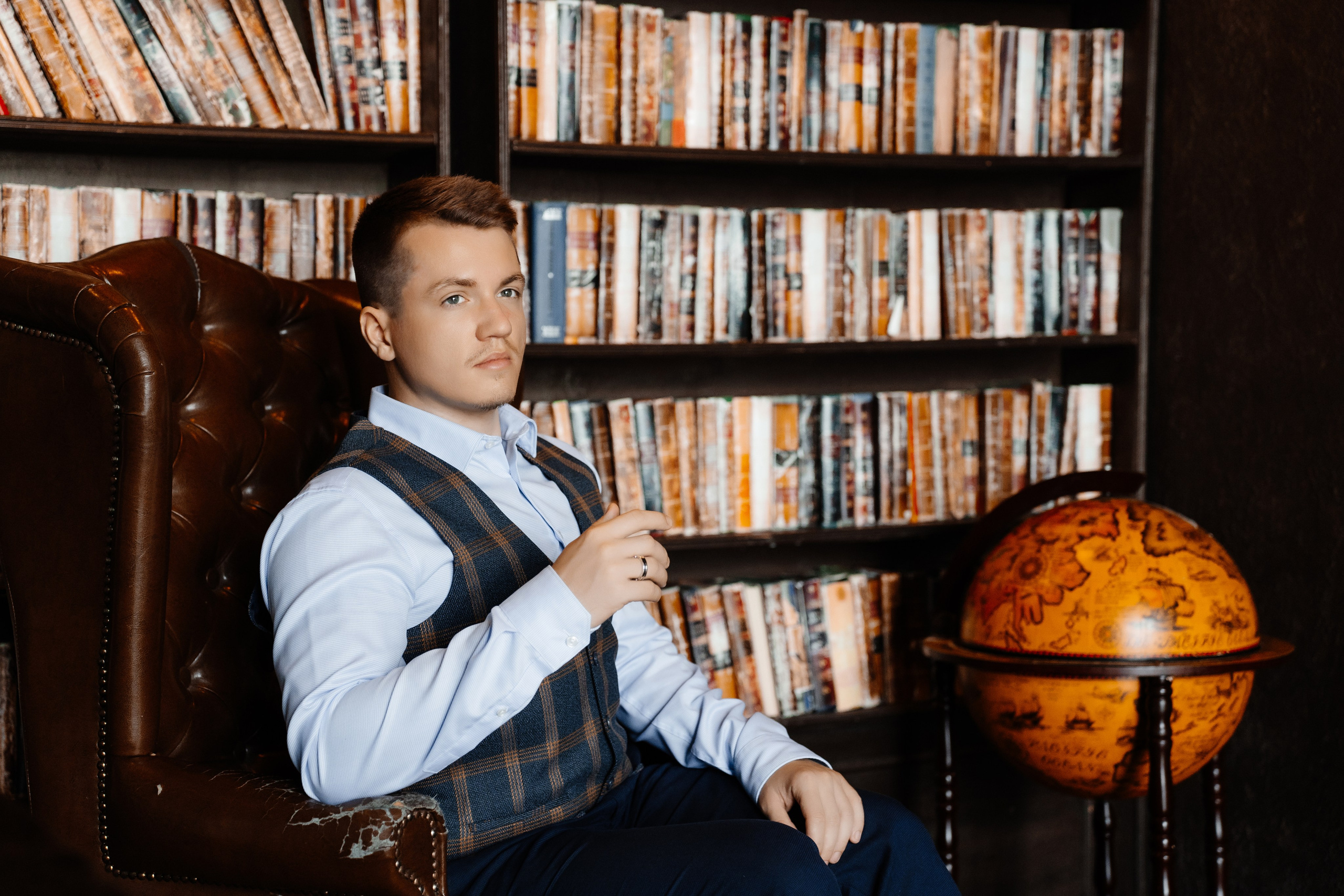 Мужская студийная фотосессия. Свадебный и семейный фотограф в Москве Светлана Зоткина