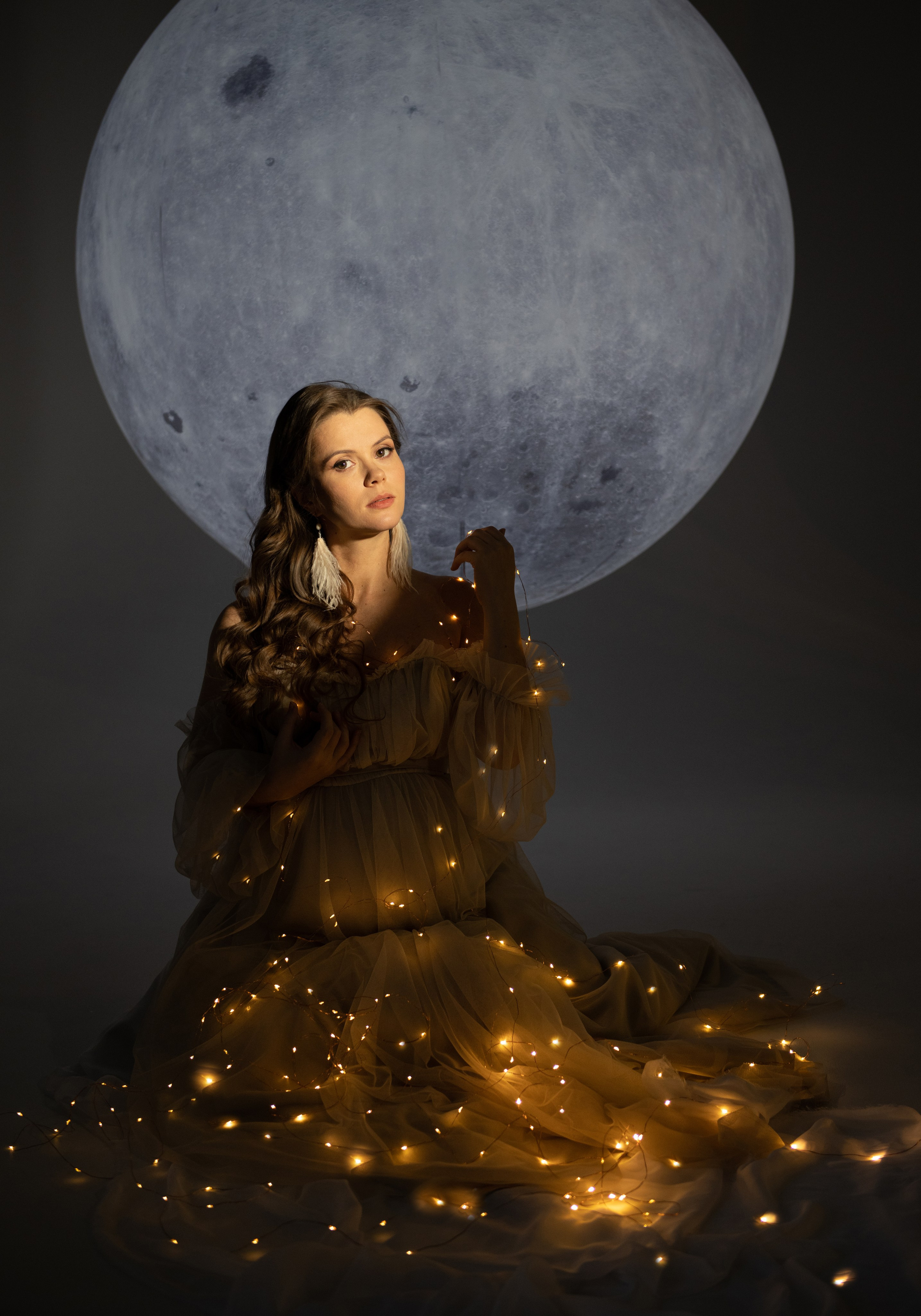 Креативная съемка для Оли. Фотосессия беременности — Крылова Натали — Москва