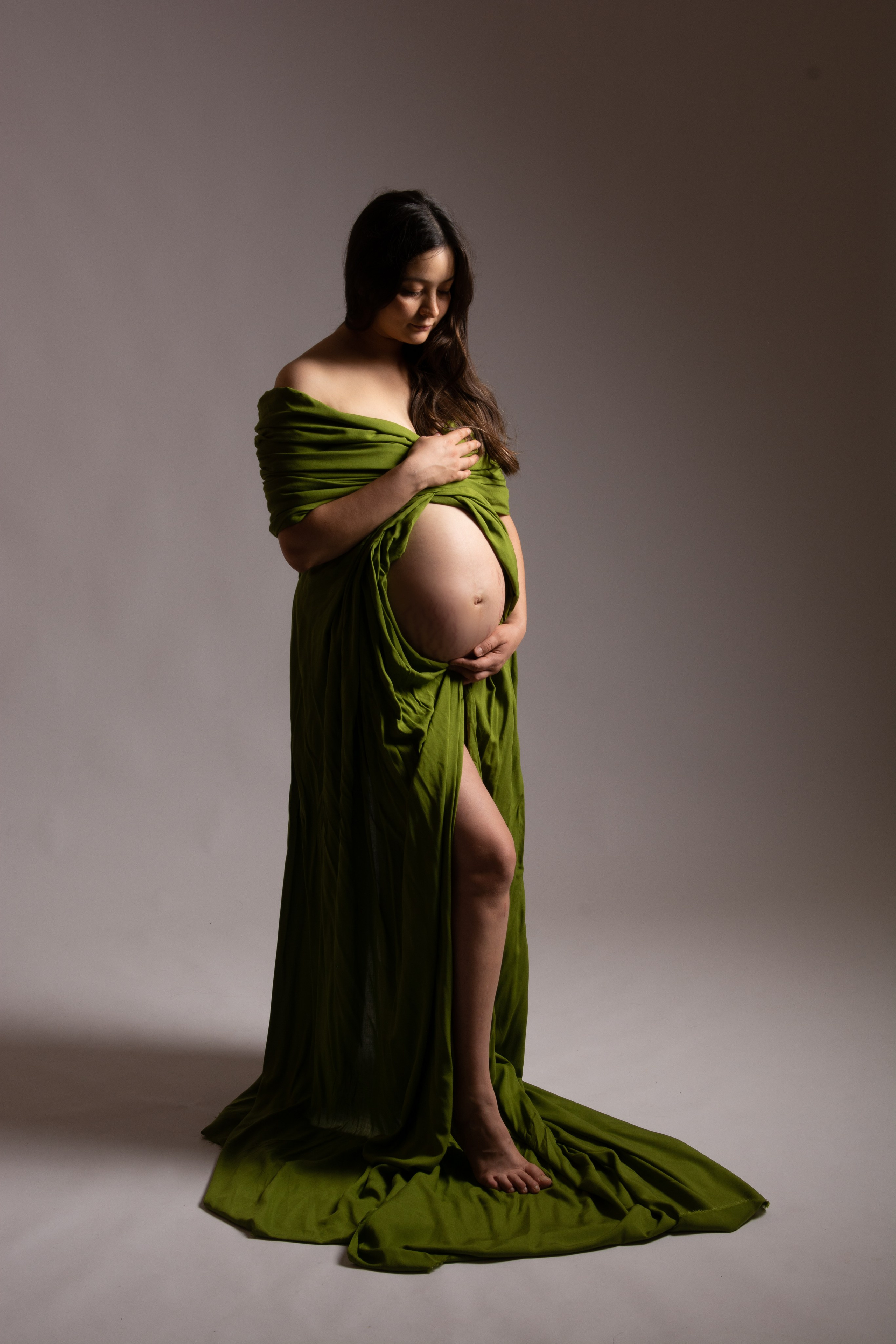 В тканях. Фотосессия беременности — Крылова Натали — Москва