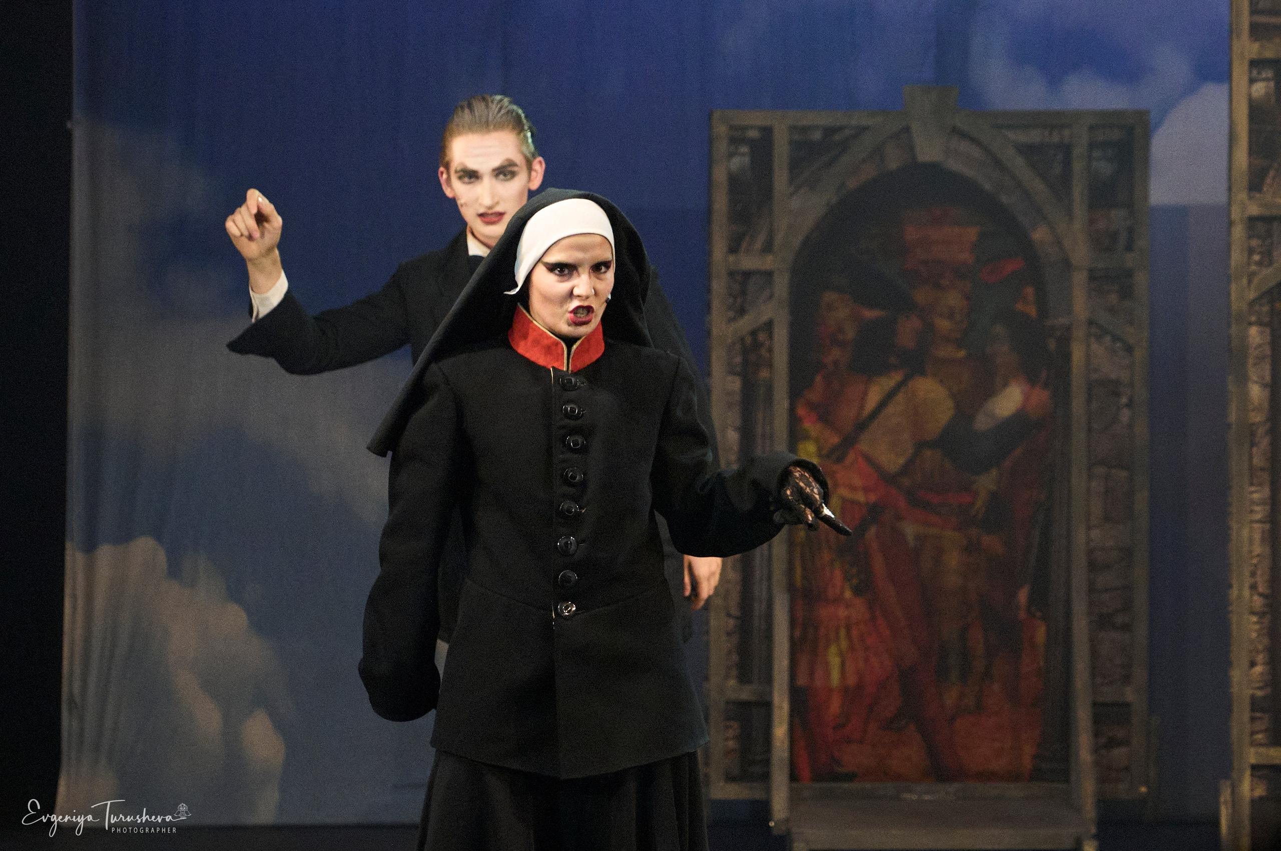 Дипломный спектакль «Пропуск в рай». Фотограф Евгения Турушева