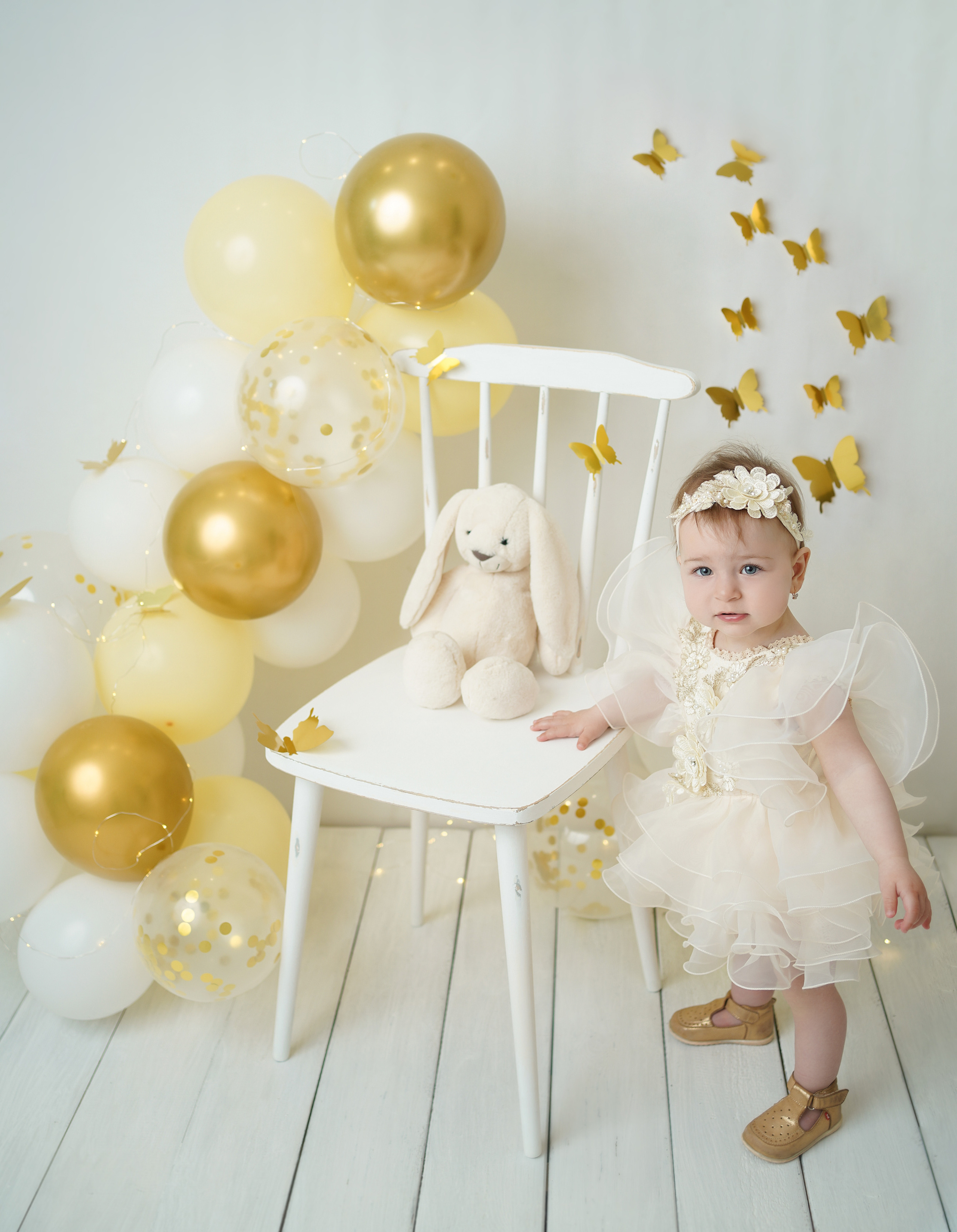 Детская фотосессия Первый год для девочек. Детский фотограф и фотограф новорожденных в Калининград Оксана Иваний