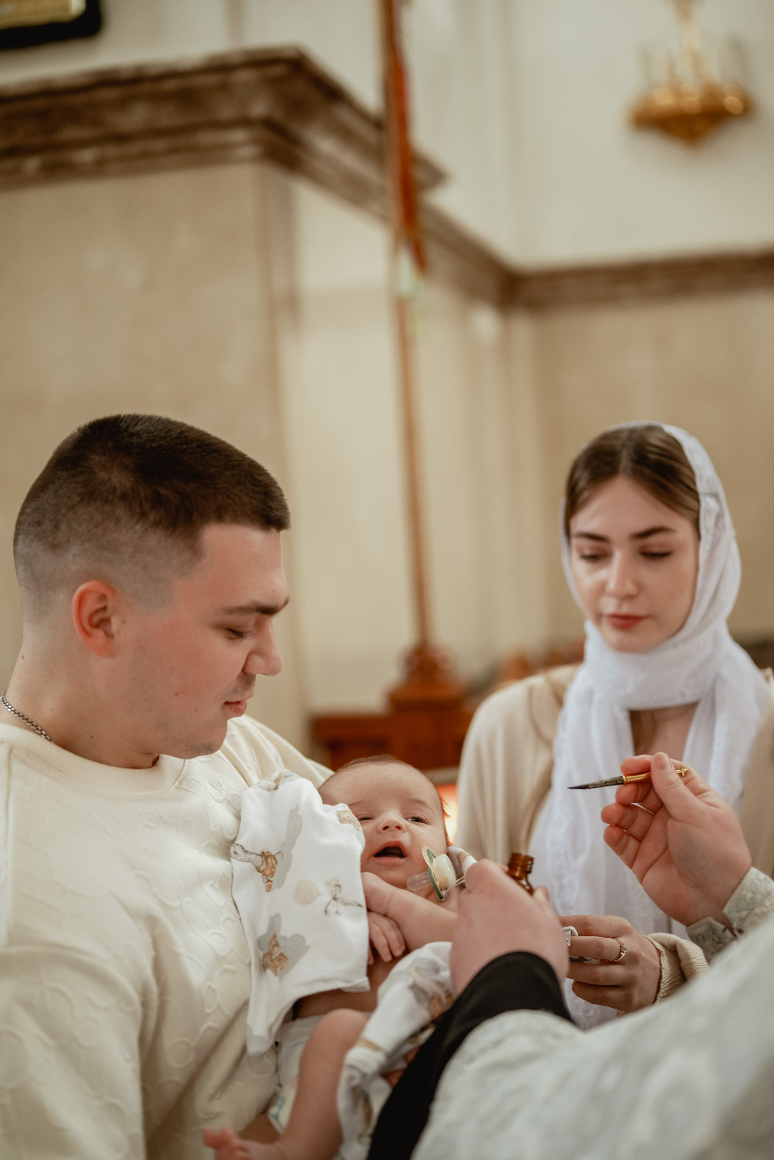 Крещение в Донецке. Юлия Басня семейный и свадебный фотограф в Донецке