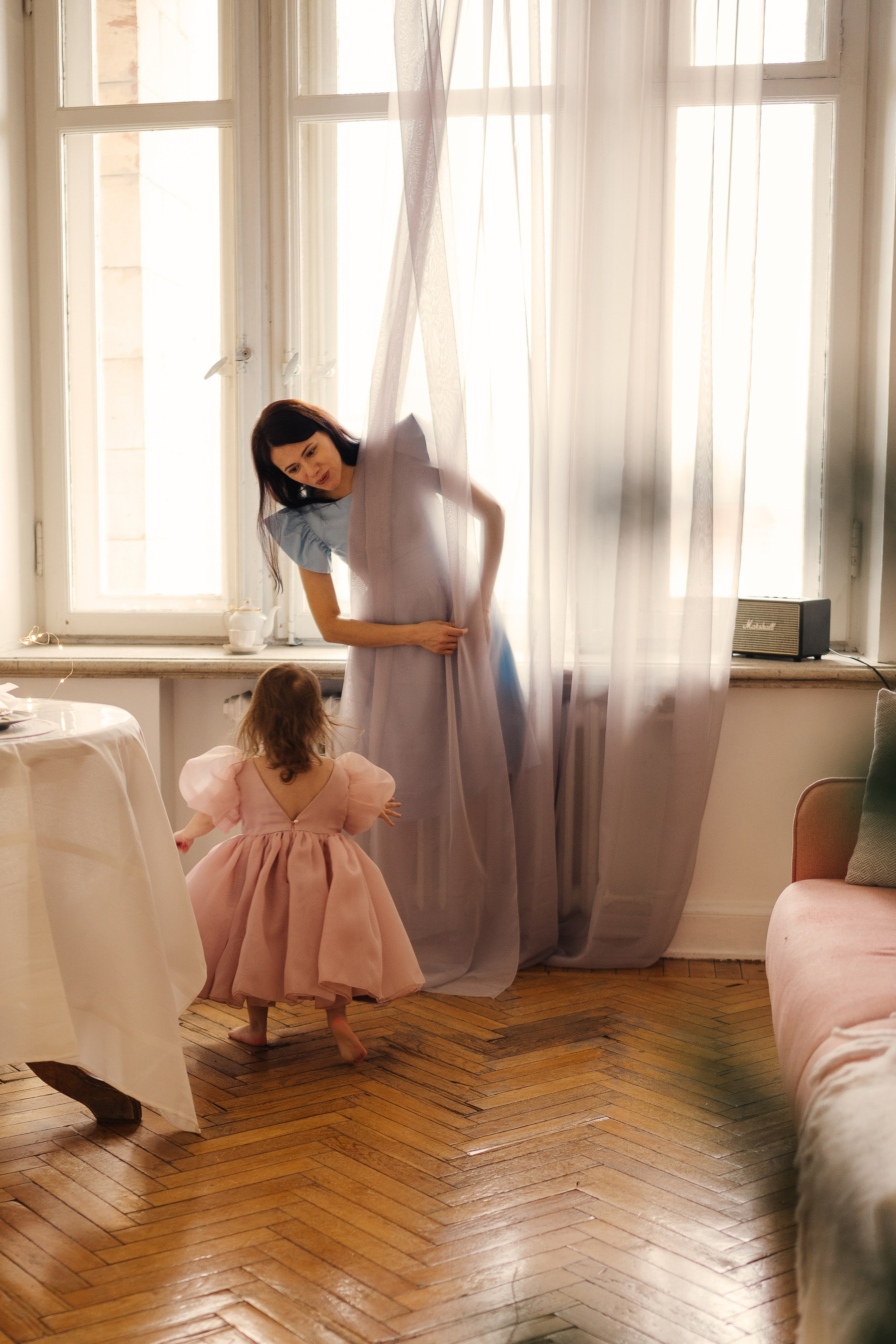 Домашняя фотосессия мама и дочка. Семейный фотограф в Москве Галина Гончар