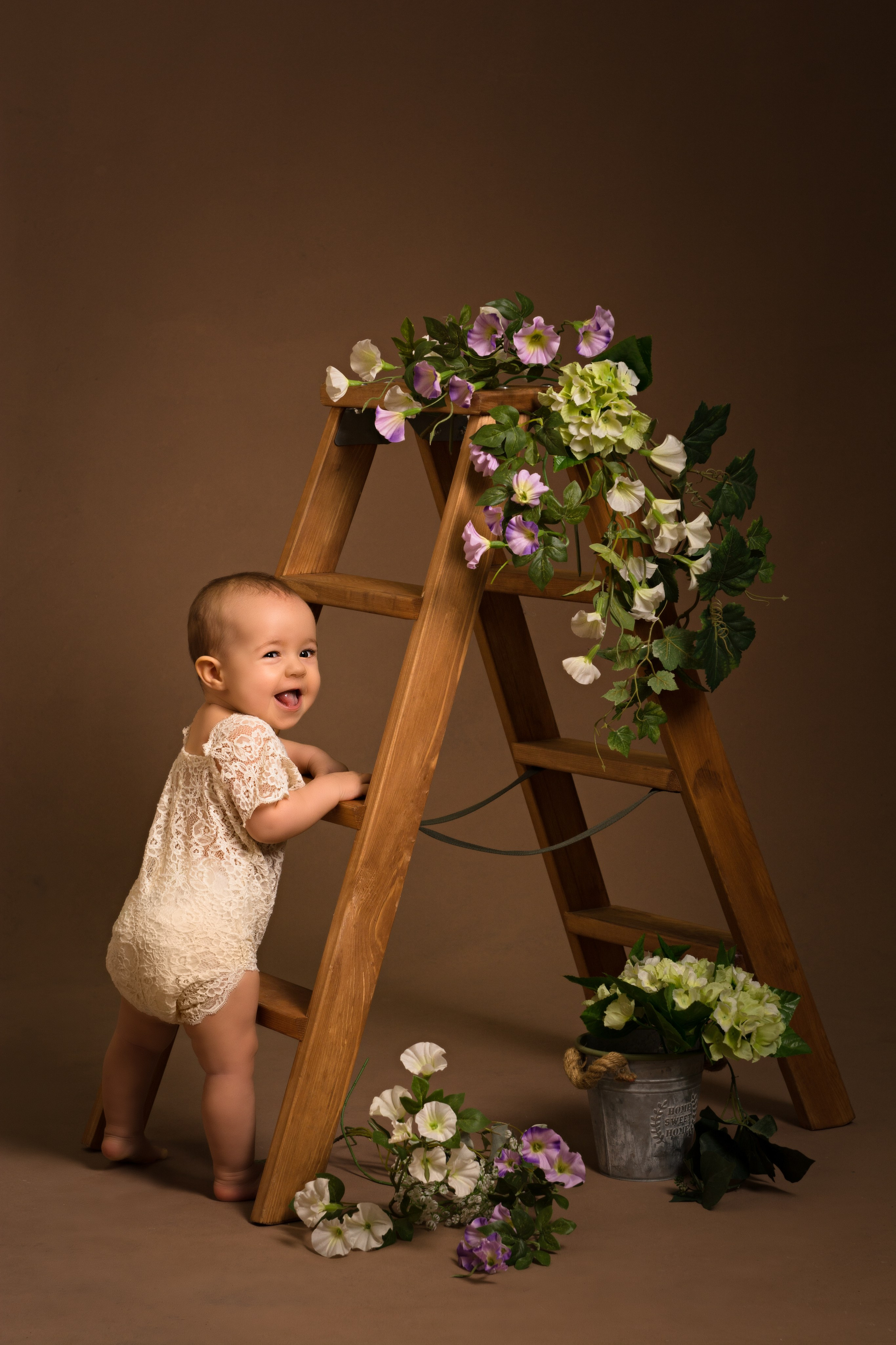 Елена Лонга с малышкой в студии на 15 парковой. Фотосессия беременности — Крылова Натали — Москва