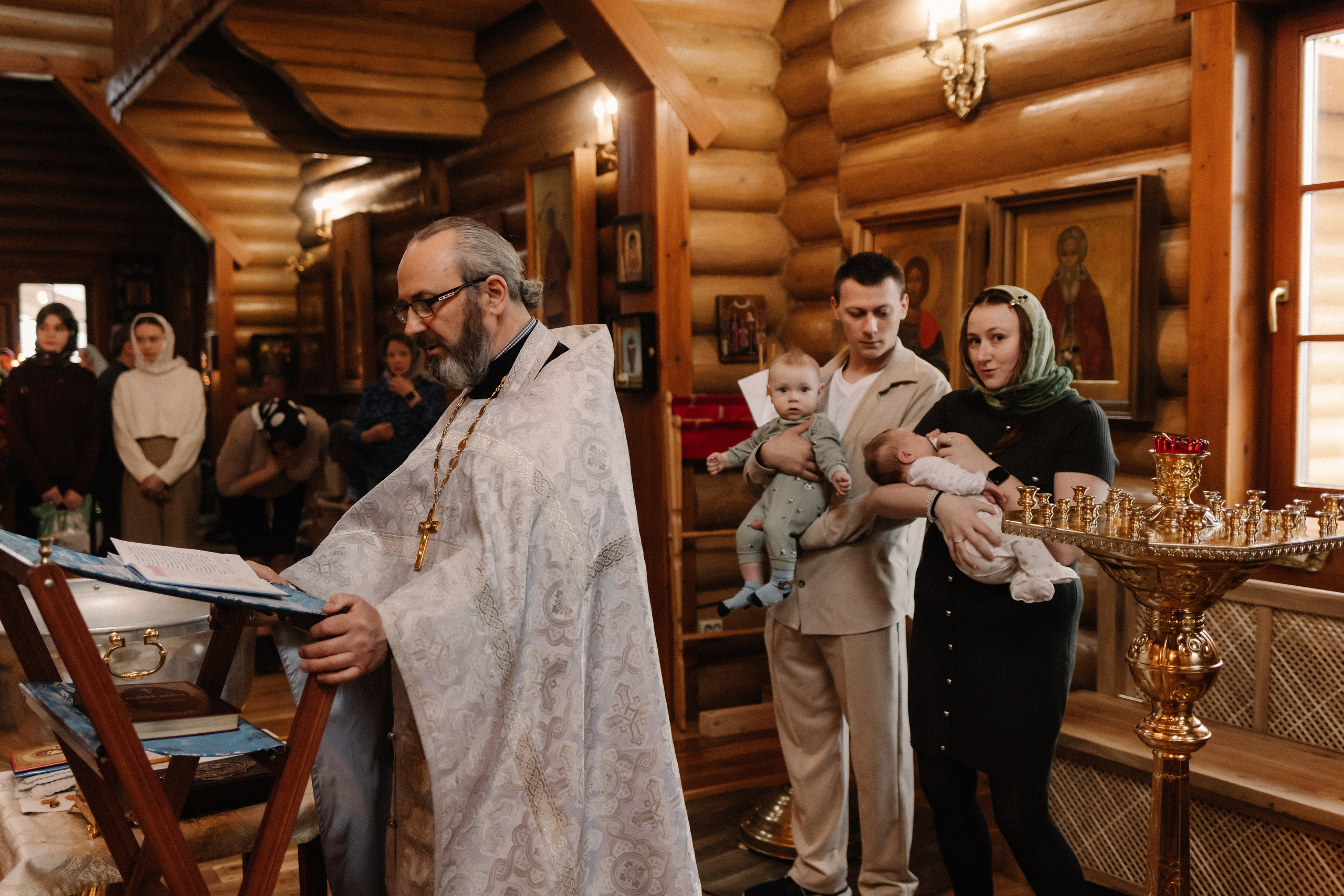 Крещение Платона и Софии. Семейный и детский фотограф в Нижнем Новгороде Буслаева Мария