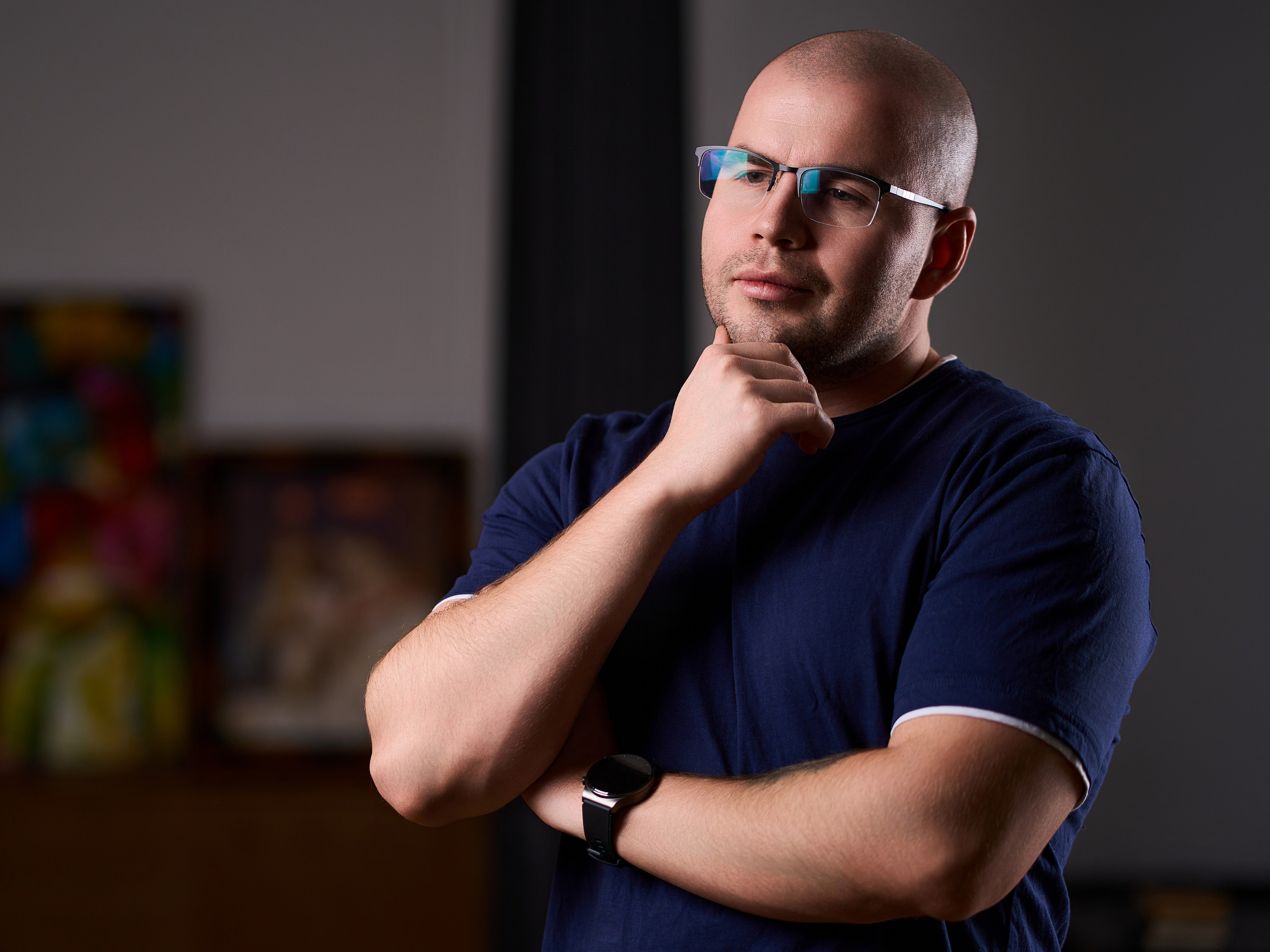 Федя: первая фотосессия в студии. Фотограф в Москве Анастасия Баева