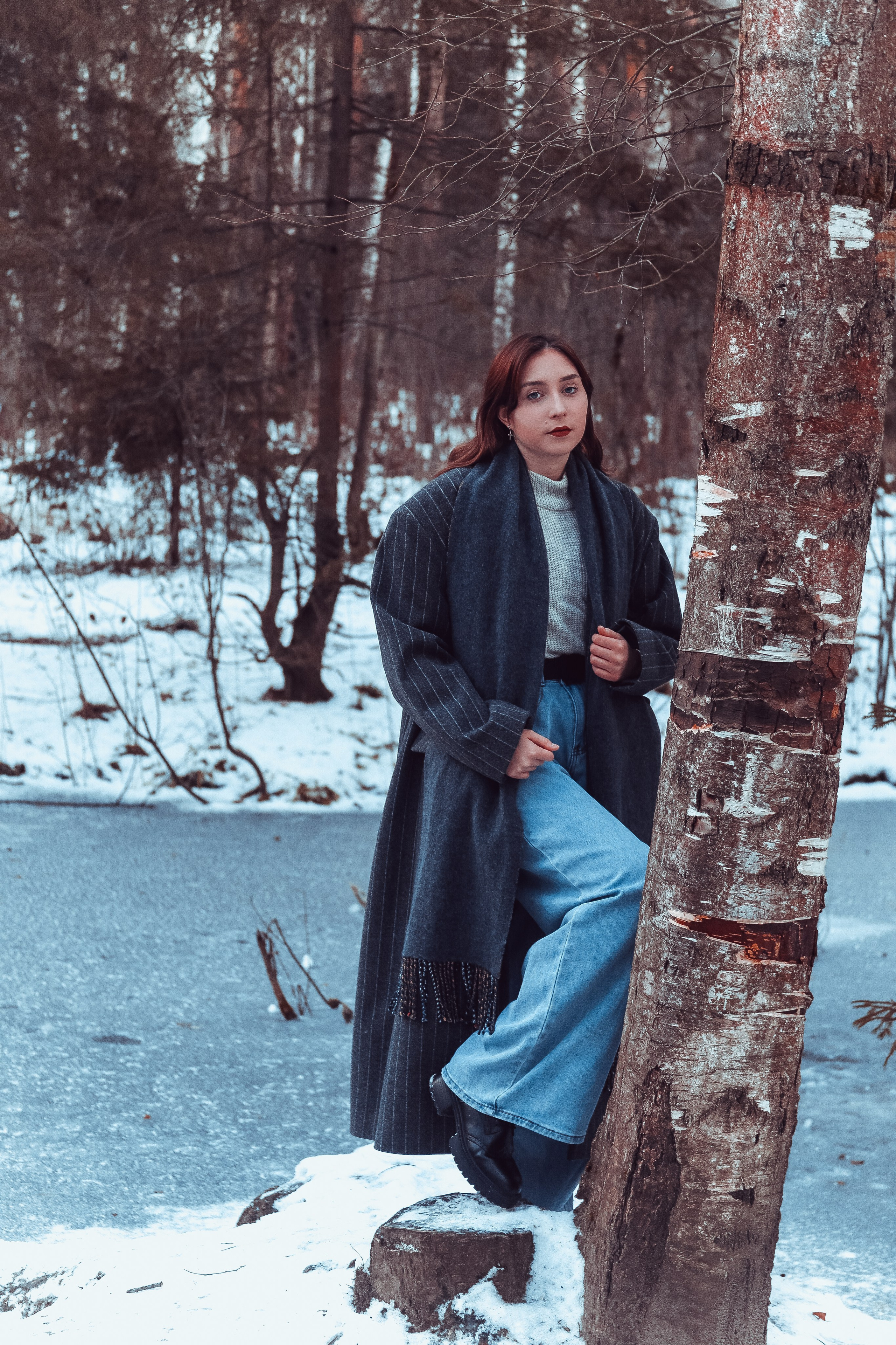 Ксюша в лесу. Фотограф Пермь. Фотосессия в фотостудии Перми и на свежем воздухе